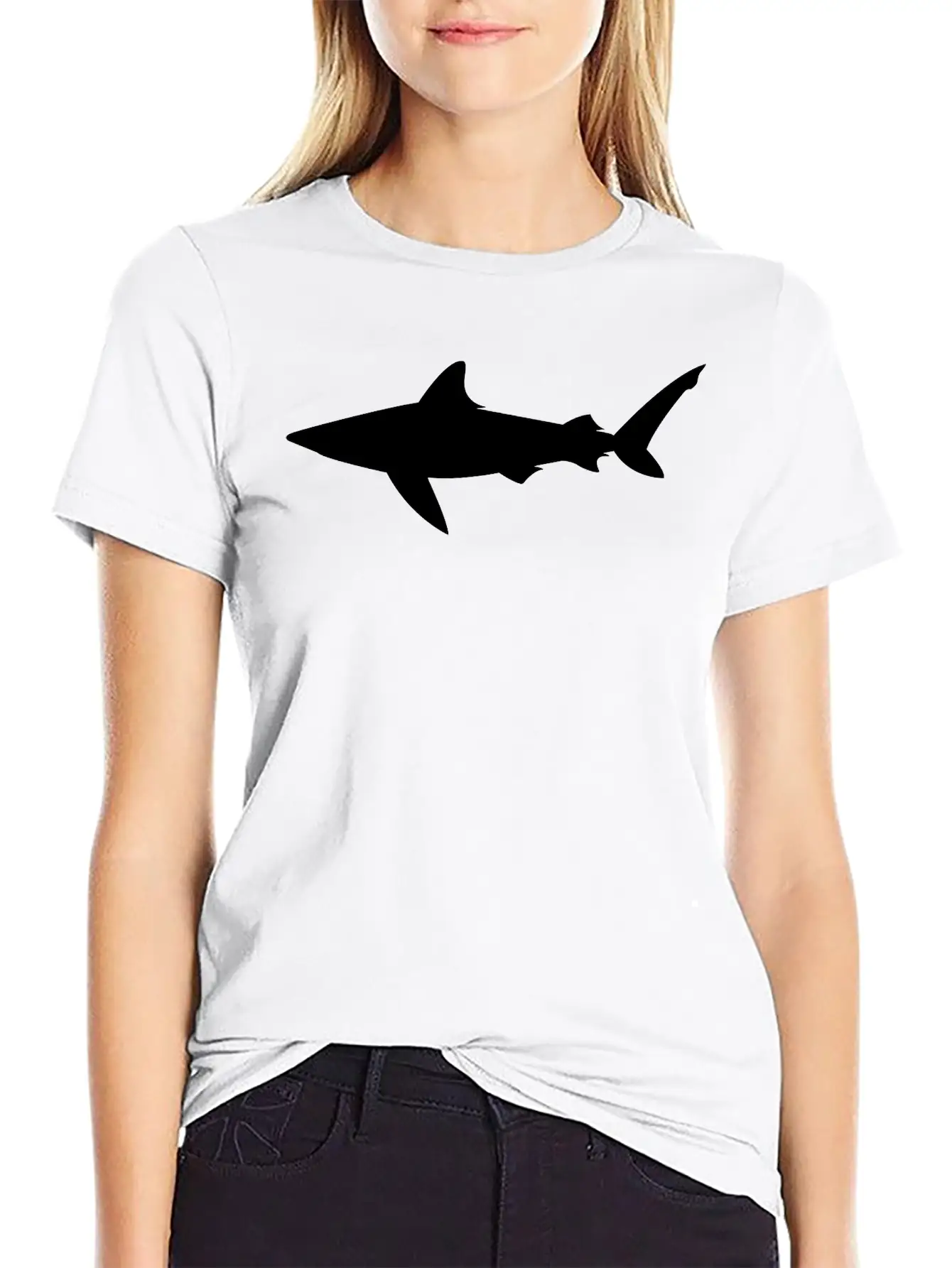 Shark Basic Graphic T-Shirt – Daily Comfort In Soft Cotton