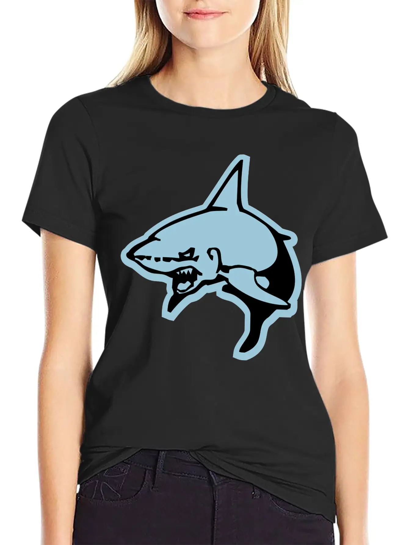 Shark Essential Cotton Tee For Daily Outfits – Unisex Style