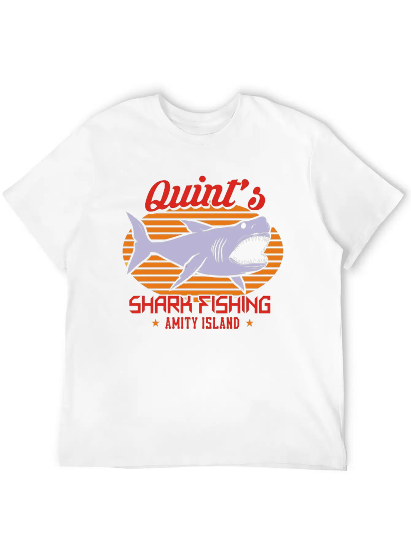 Shark Fishing Relaxed Everyday Tee – Lightweight And Durable Cotton