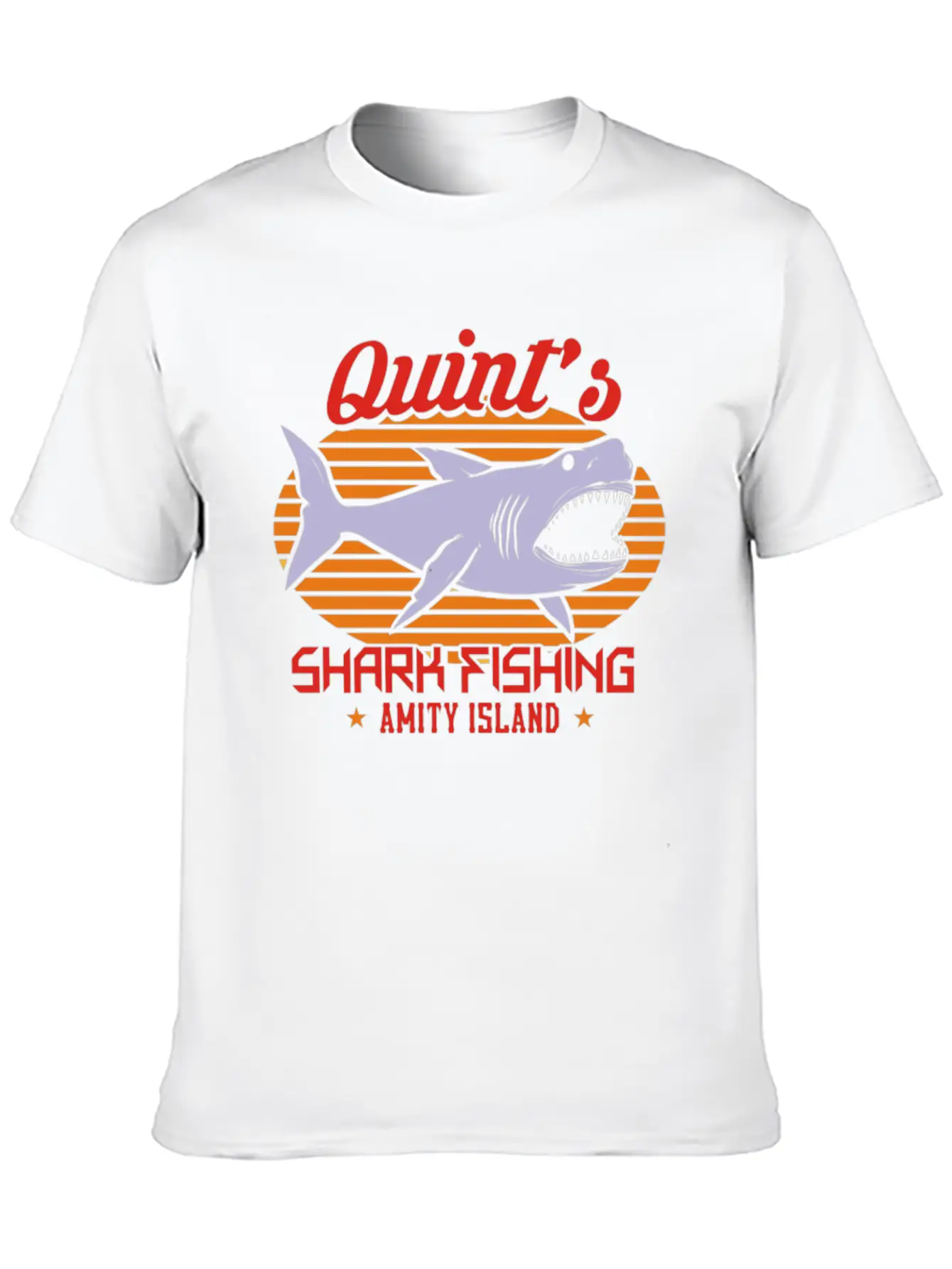 Shark Fishing Relaxed Everyday Tee – Lightweight And Durable Cotton