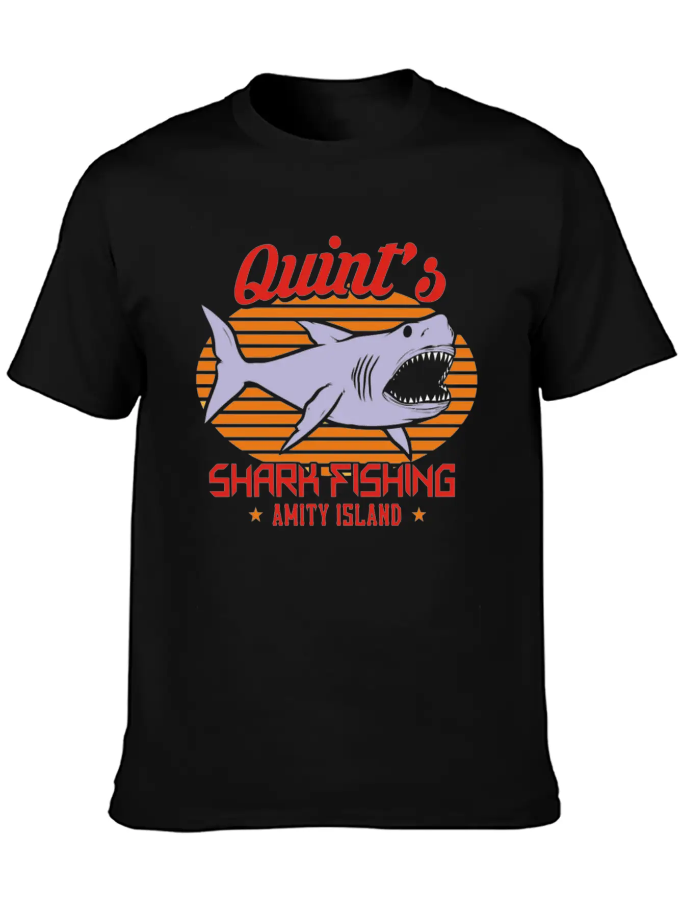 Shark Fishing Relaxed Everyday Tee – Lightweight And Durable Cotton