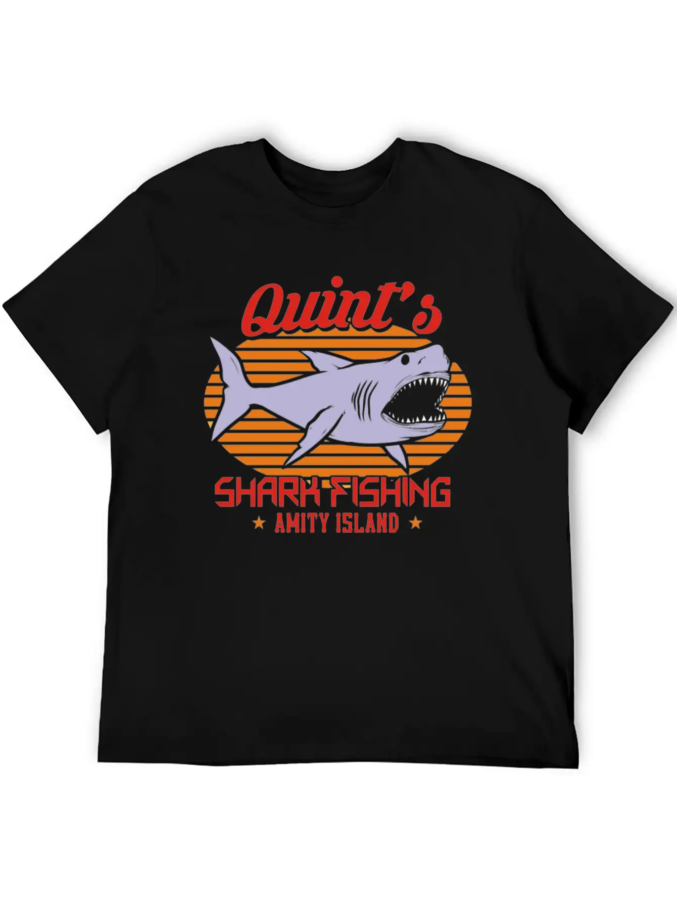 Shark Fishing Relaxed Everyday Tee – Lightweight And Durable Cotton