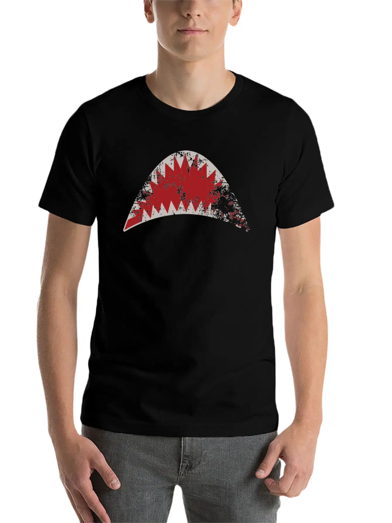 Shark Hierarchy Classic Fit Graphic Tee For Daily Comfort – Unisex Cotton Shirt