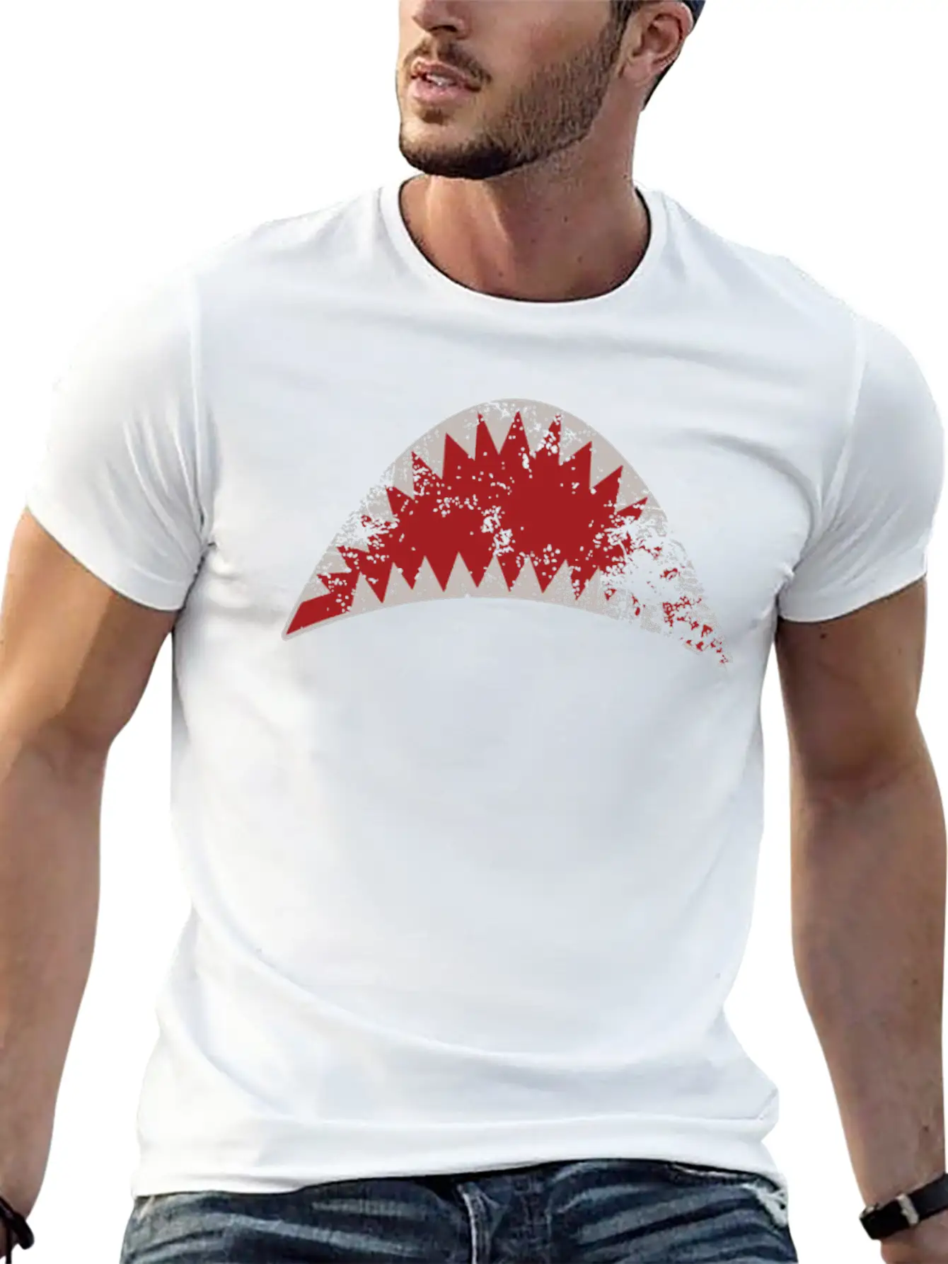 Shark Hierarchy Classic Fit Graphic Tee For Daily Comfort – Unisex Cotton Shirt