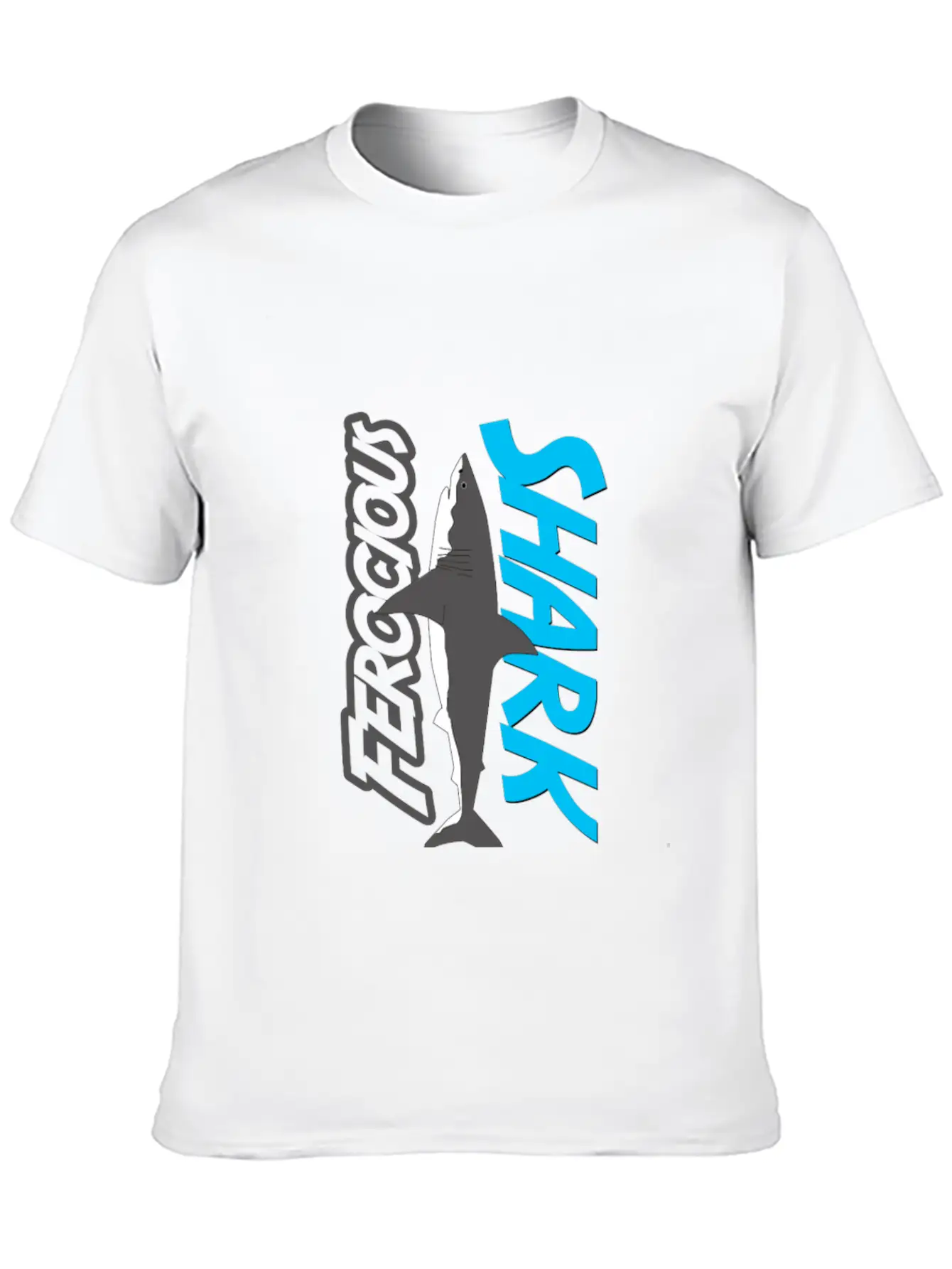 Shark Lightweight Cotton T-Shirt – Daily Comfort Graphic Shirt