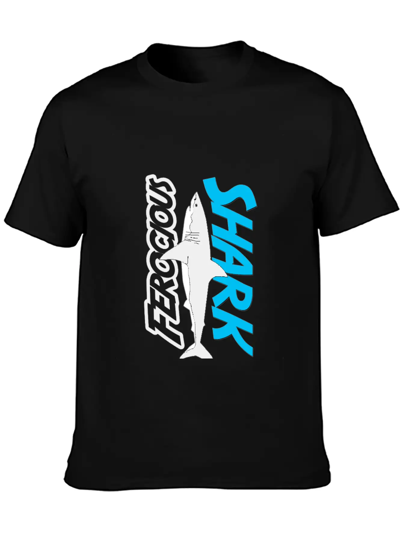 Shark Lightweight Cotton T-Shirt – Daily Comfort Graphic Shirt