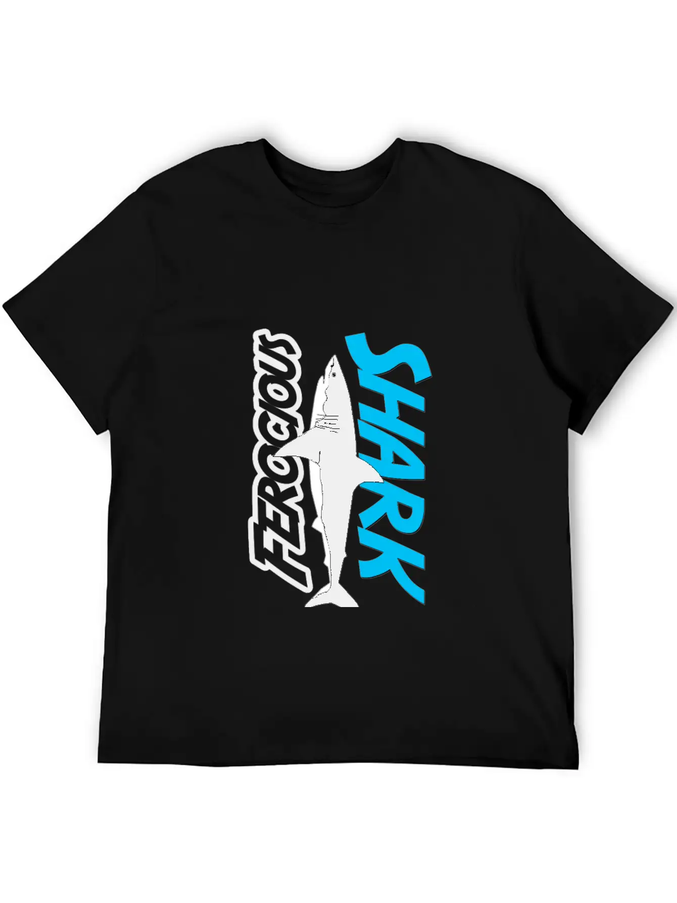 Shark Lightweight Cotton T-Shirt – Daily Comfort Graphic Shirt