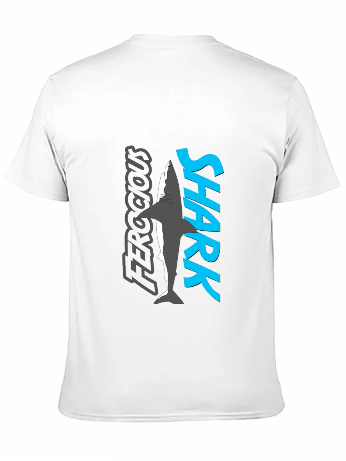 Shark Lightweight Cotton T-Shirt – Daily Comfort Graphic Shirt