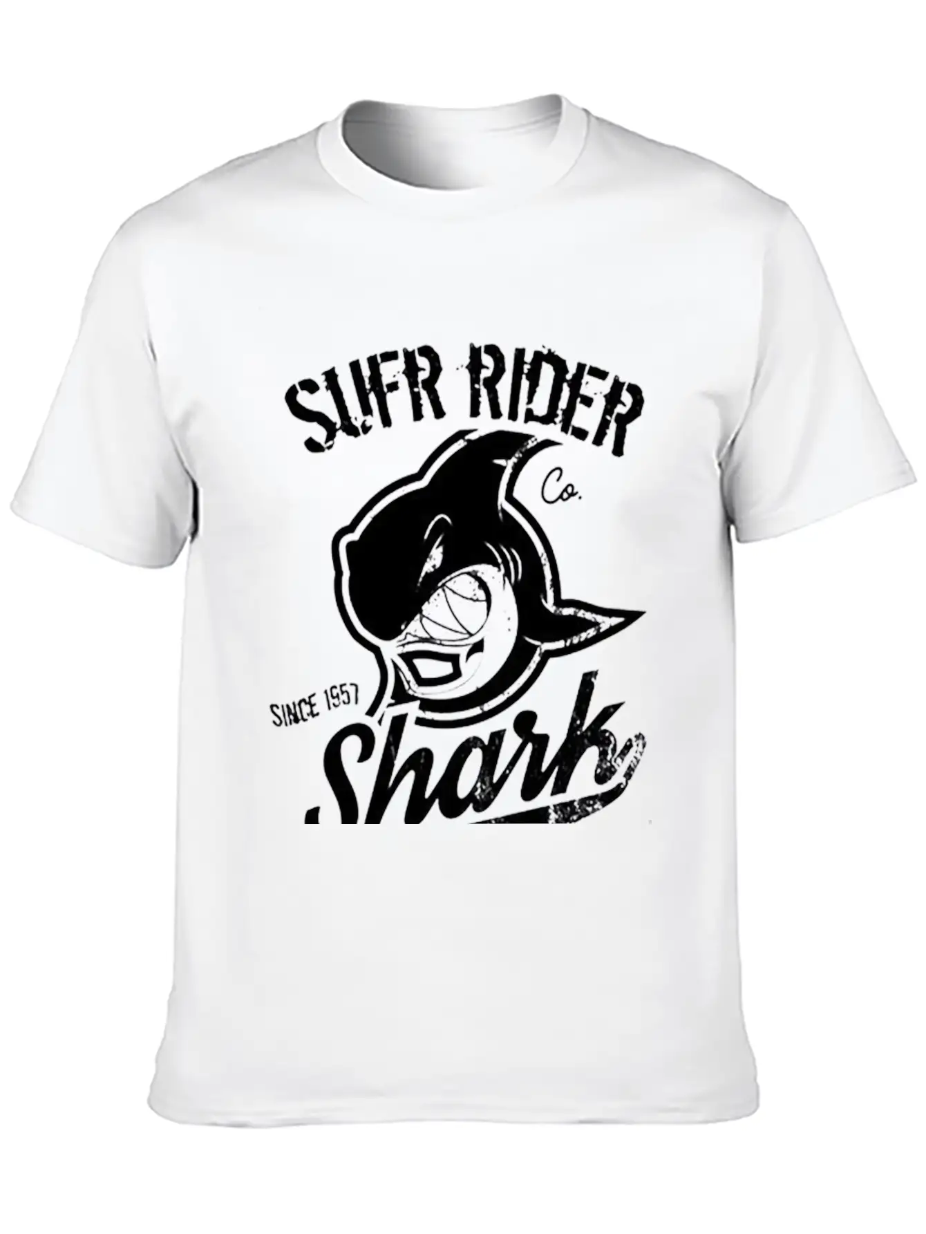 Shark Pattern Unisex Casual T-Shirt – Clean Design For Daily Comfort