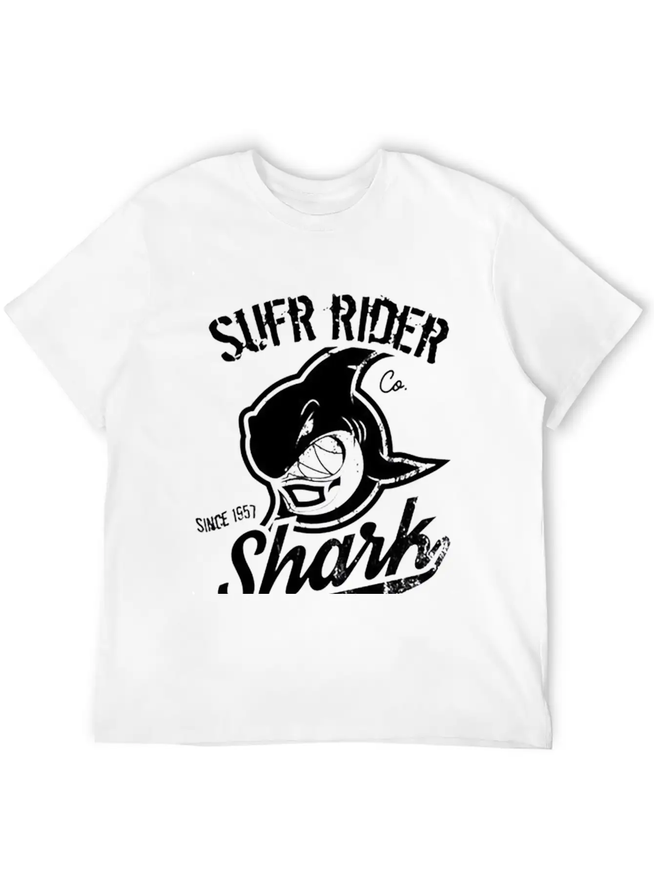 Shark Pattern Unisex Casual T-Shirt – Clean Design For Daily Comfort