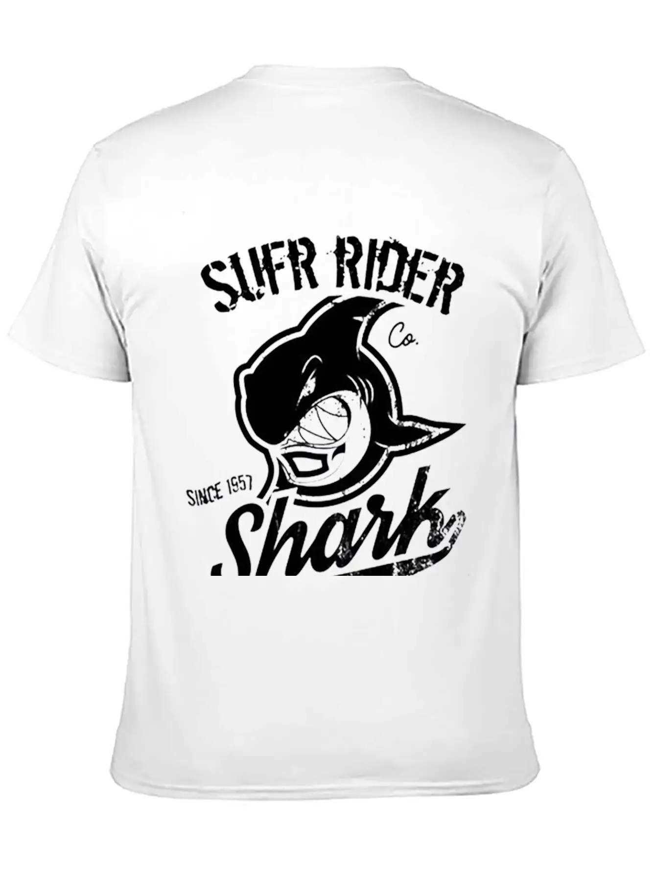 Shark Pattern Unisex Casual T-Shirt – Clean Design For Daily Comfort
