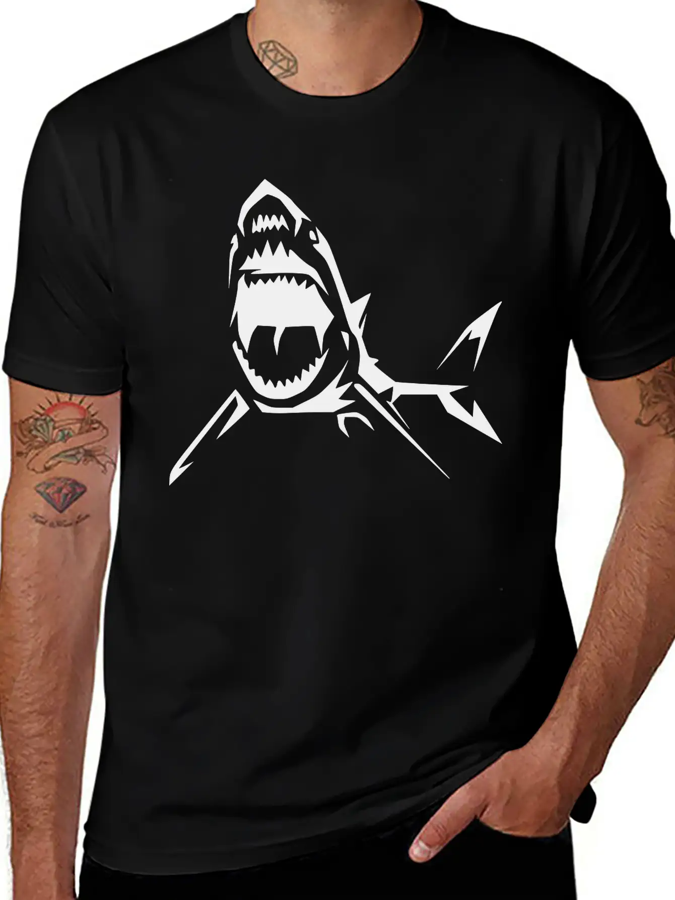 Shark Relaxed Everyday Tee – Lightweight And Durable Cotton