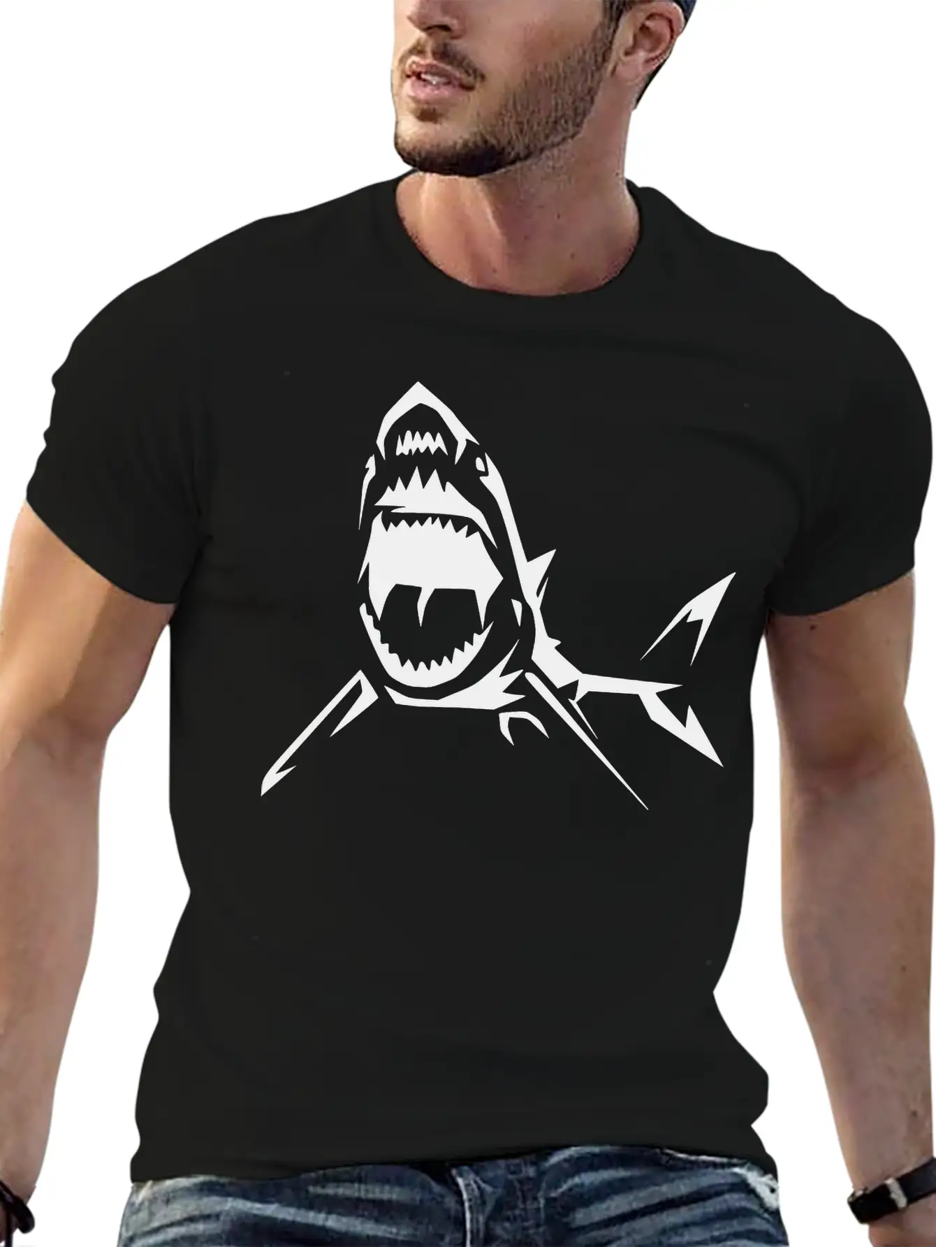 Shark Relaxed Everyday Tee – Lightweight And Durable Cotton