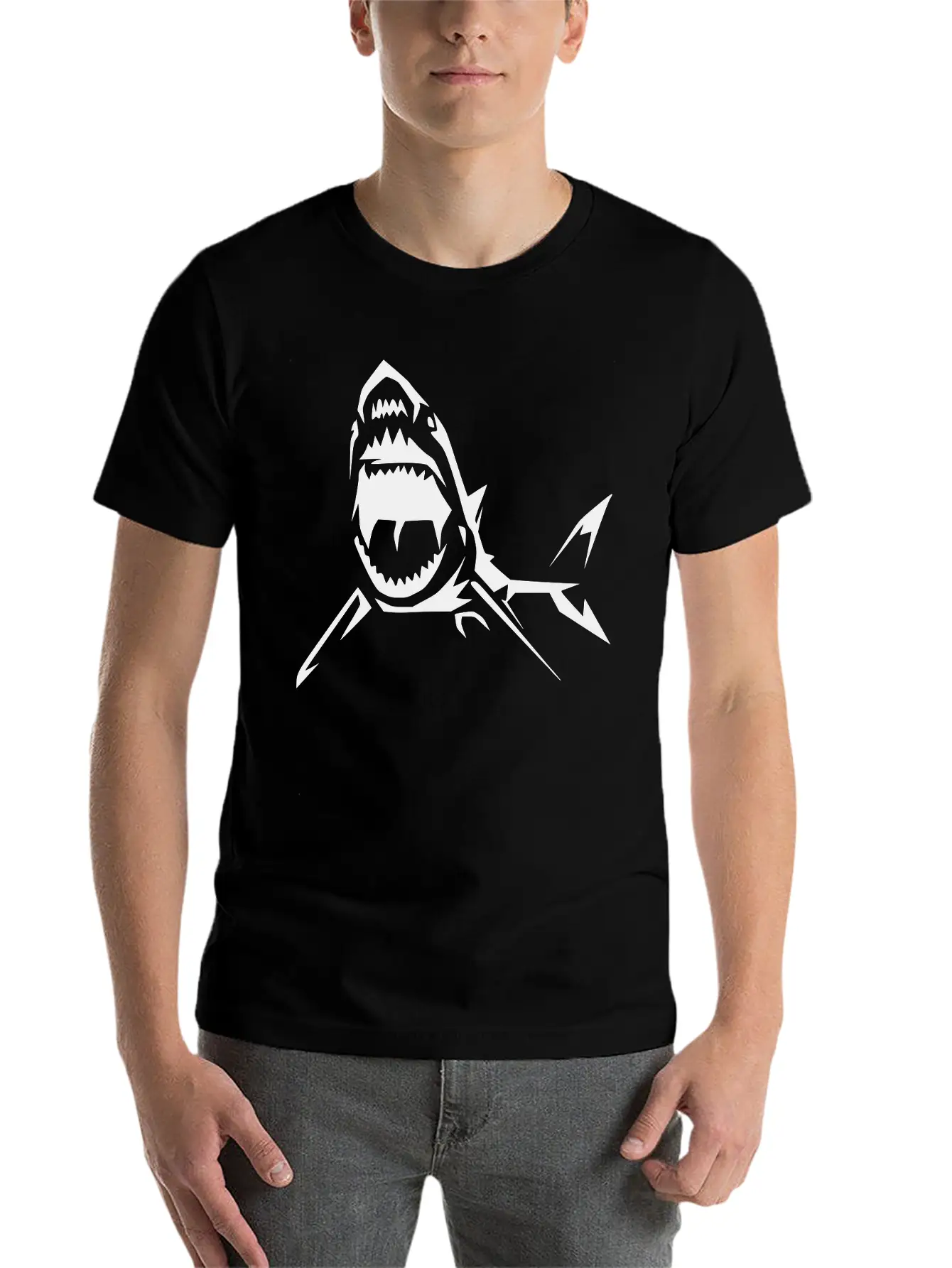 Shark Relaxed Everyday Tee – Lightweight And Durable Cotton
