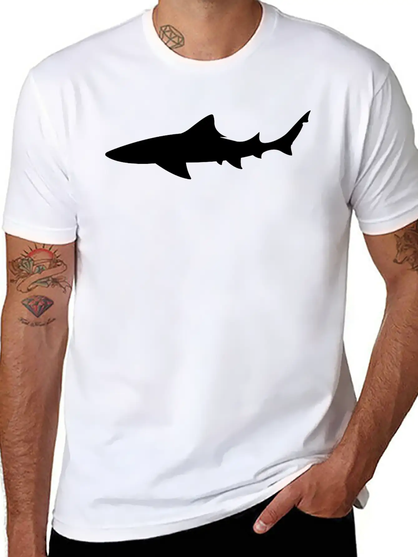 Shark Stylish Everyday T-Shirt – Unisex Basic Cotton Tee