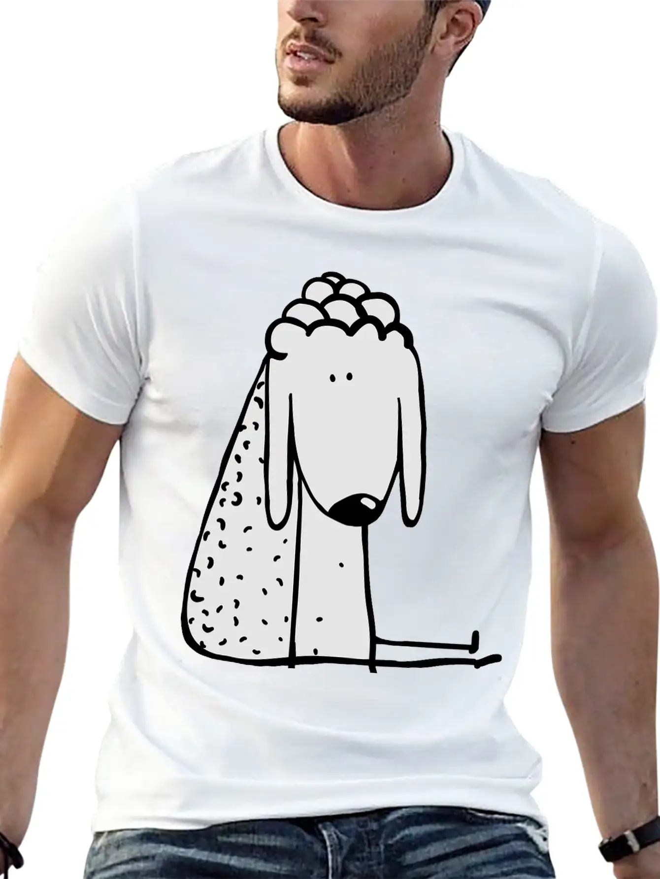 Sheep Lightweight Cotton T-Shirt – Daily Comfort Graphic Shirt