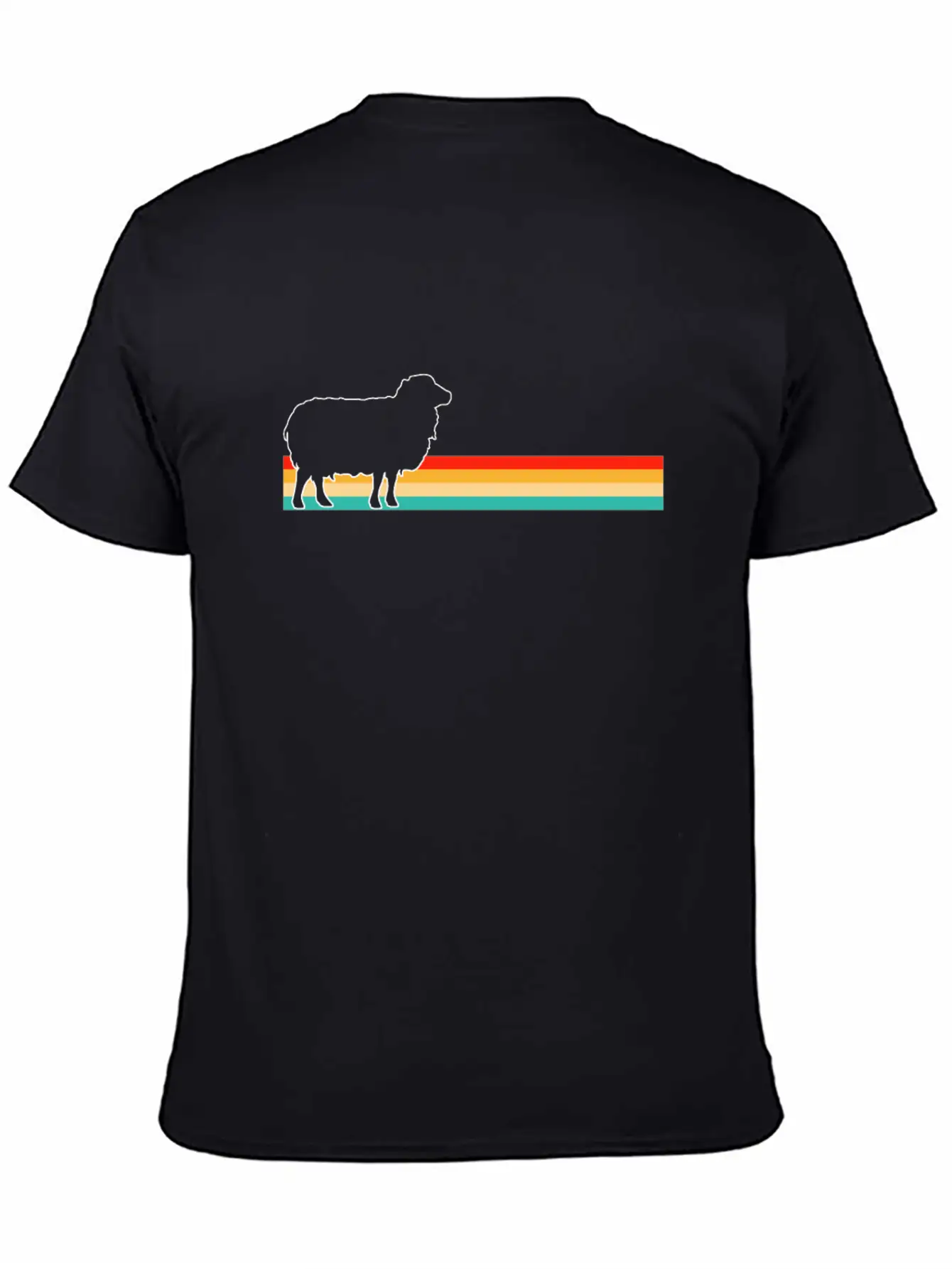 Sheep Retro Lightweight Cotton T-Shirt – Daily Comfort Graphic Shirt