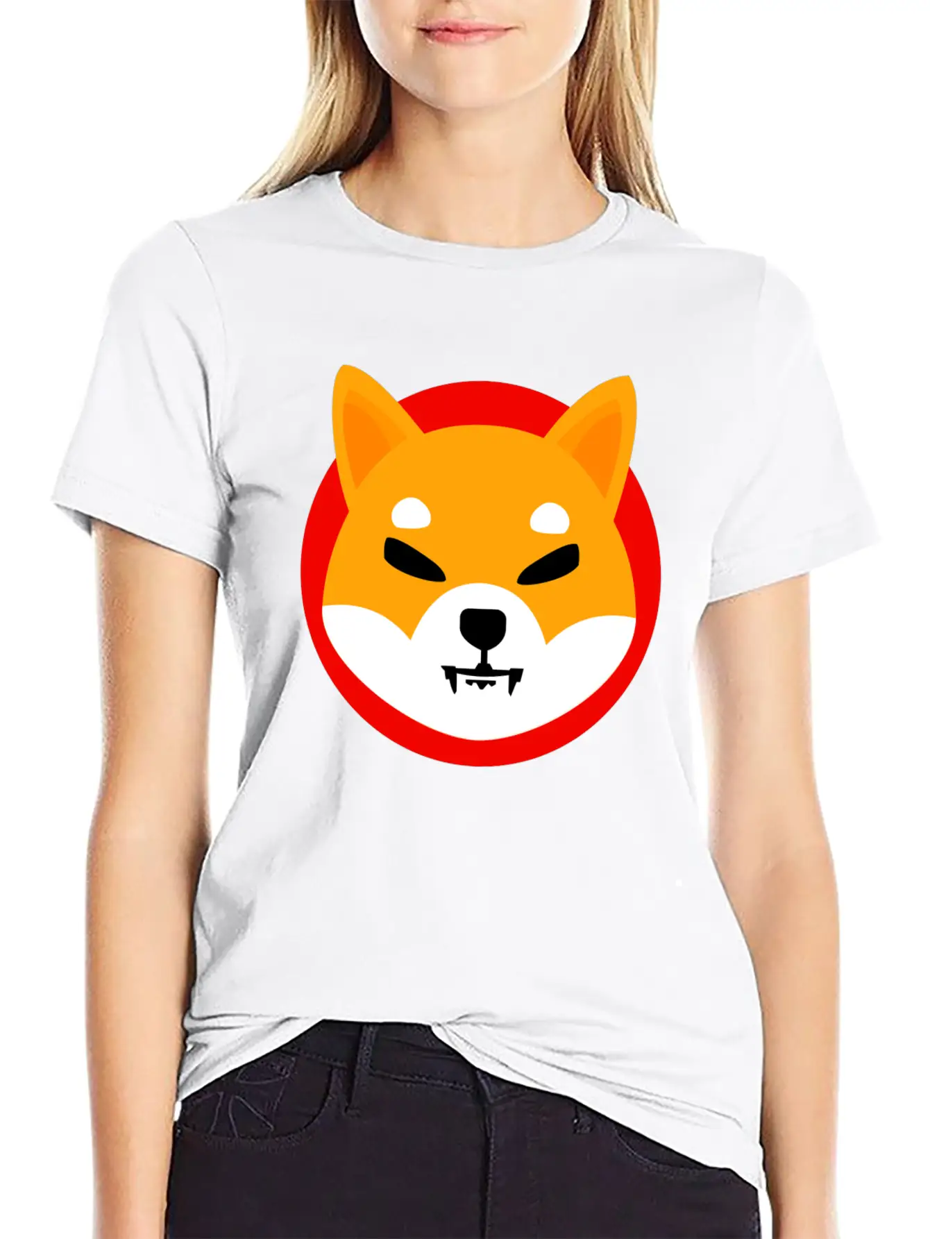 Shiba Inu Coin Doge Killer Shiba Inu Crypto Modern Fit Casual T-Shirt ��� Clean And Versatile Design