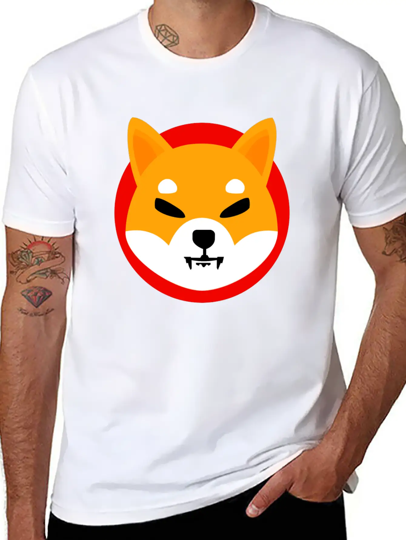 Shiba Inu Coin Doge Killer Shiba Inu Crypto Modern Fit Casual T-Shirt ��� Clean And Versatile Design
