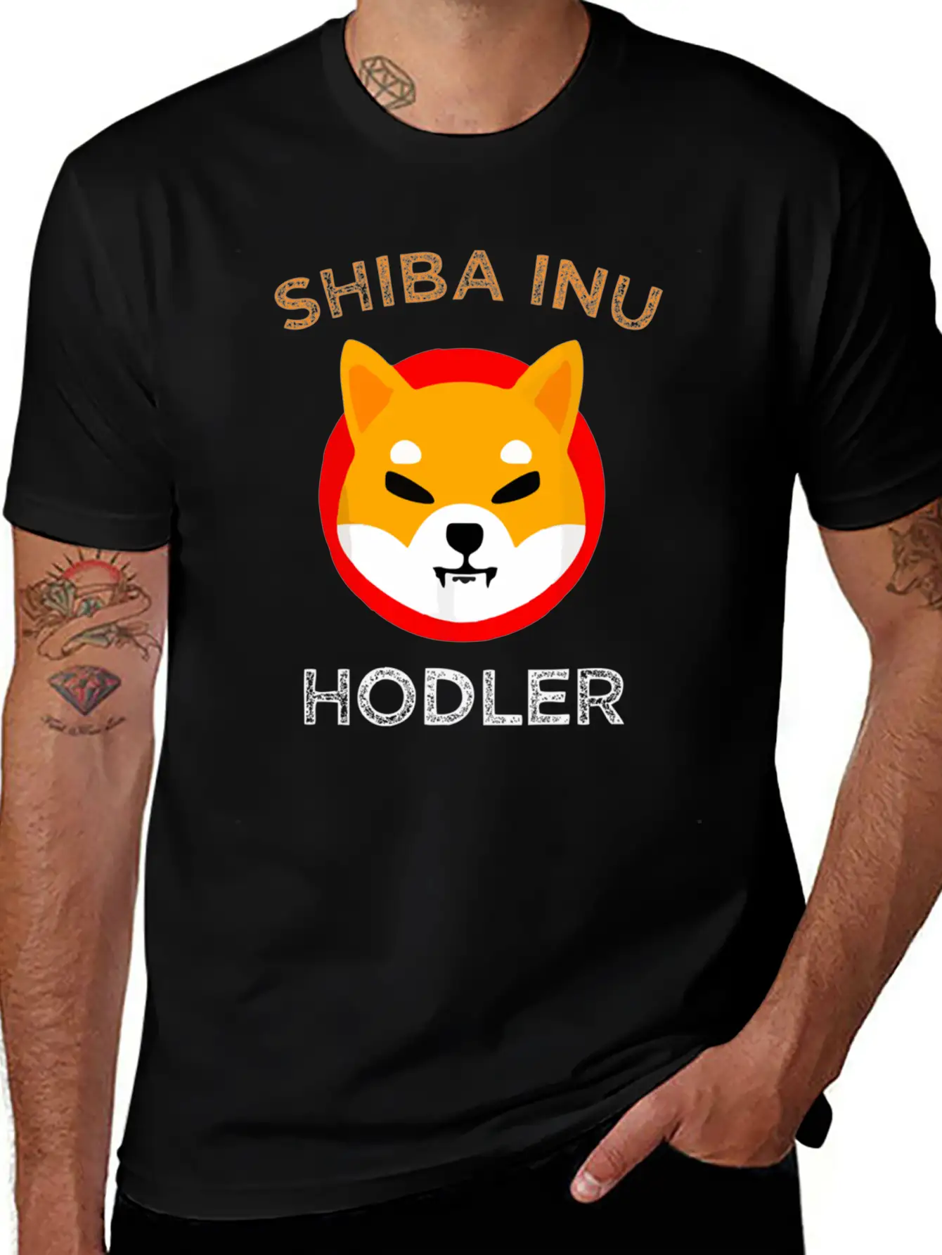Shiba Inu Token Crypto Shib Inu Hodler Coin Crypto Unisex Casual T-Shirt – Clean Design For Daily Comfort