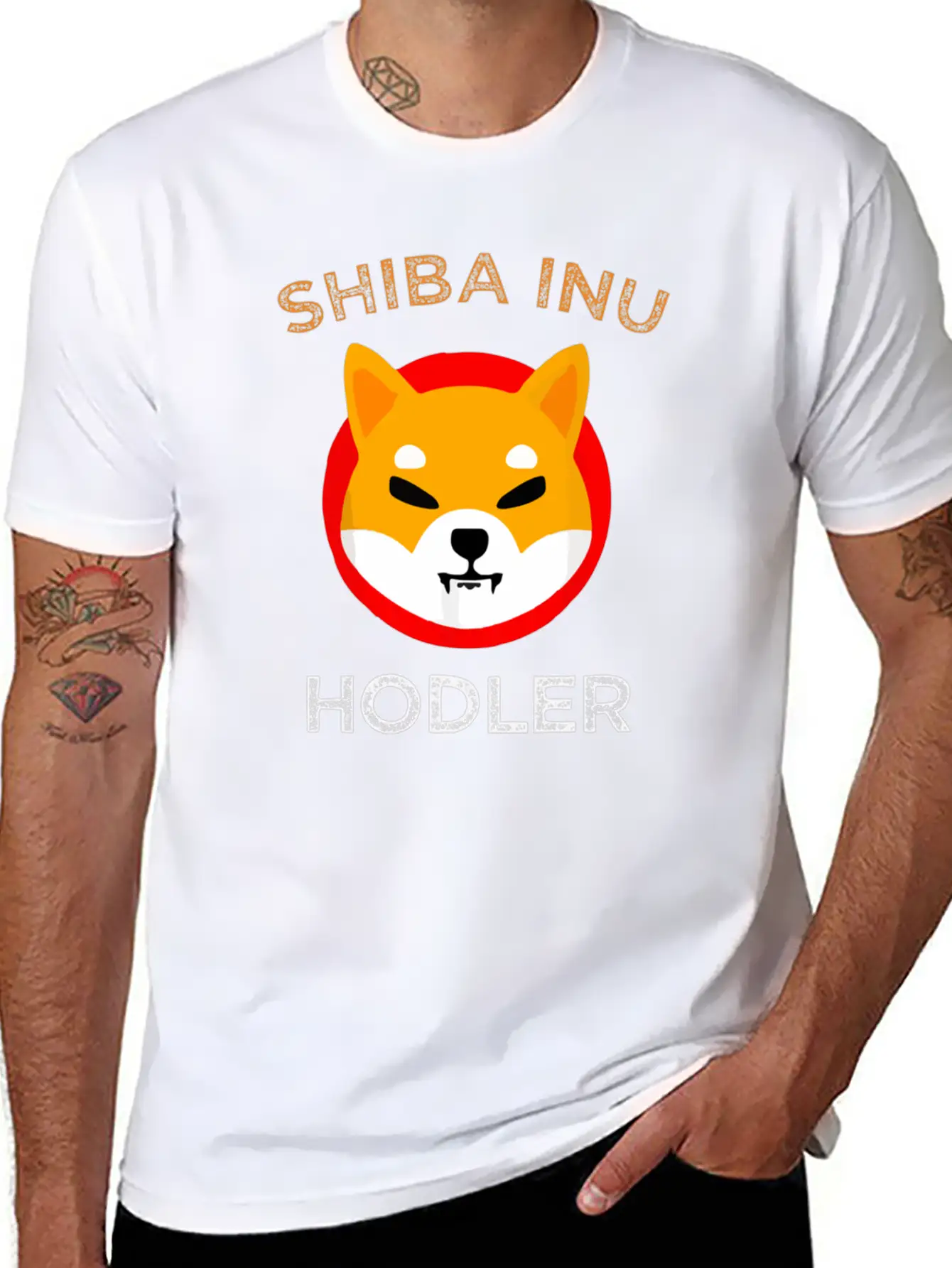 Shiba Inu Token Crypto Shib Inu Hodler Coin Crypto Unisex Casual T-Shirt – Clean Design For Daily Comfort