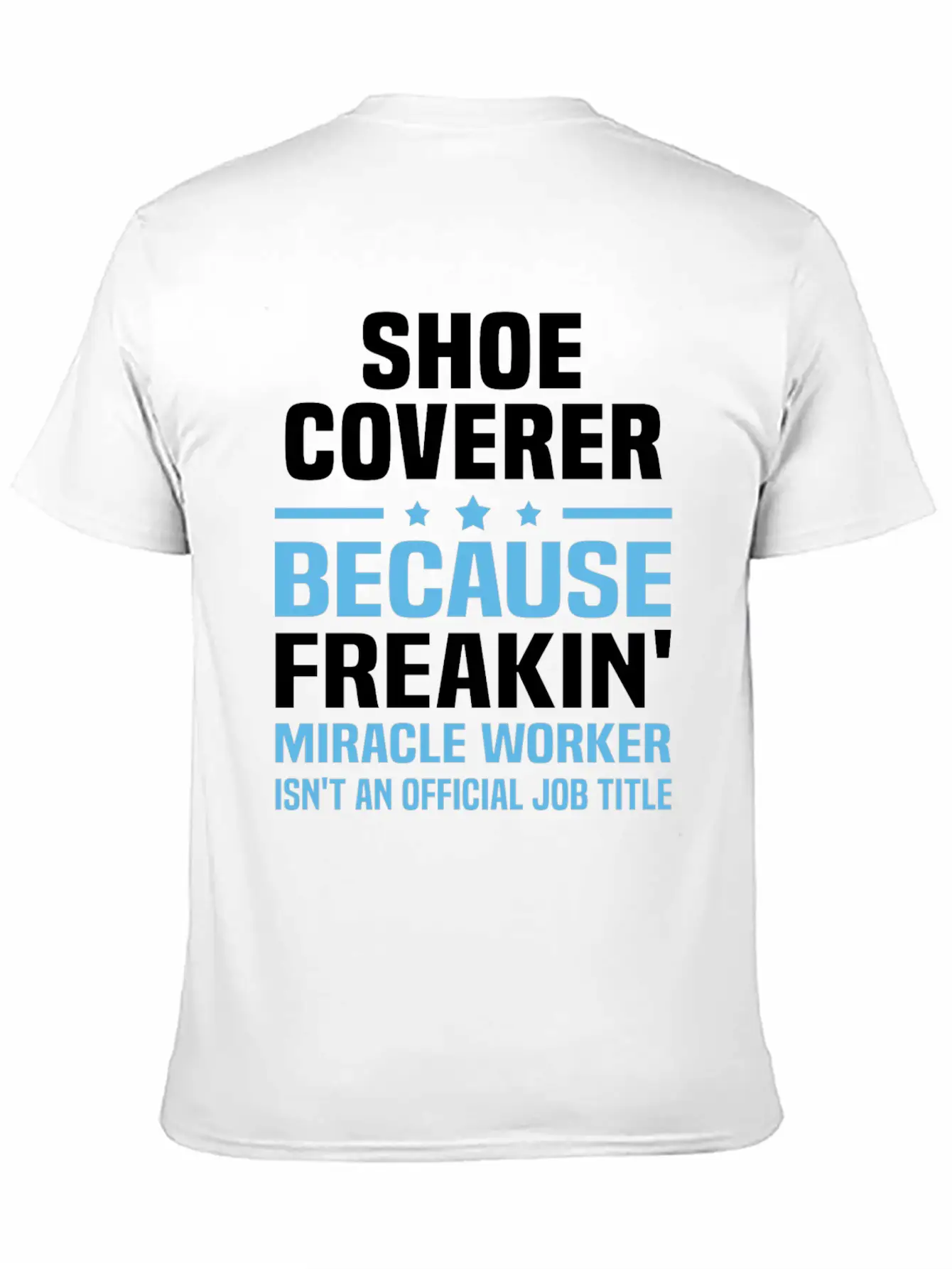 Shoe Coverer Lightweight Cotton T-Shirt – Daily Comfort Graphic Shirt