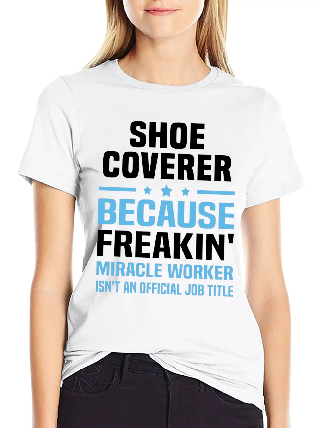 Shoe Coverer Lightweight Cotton T-Shirt – Daily Comfort Graphic Shirt