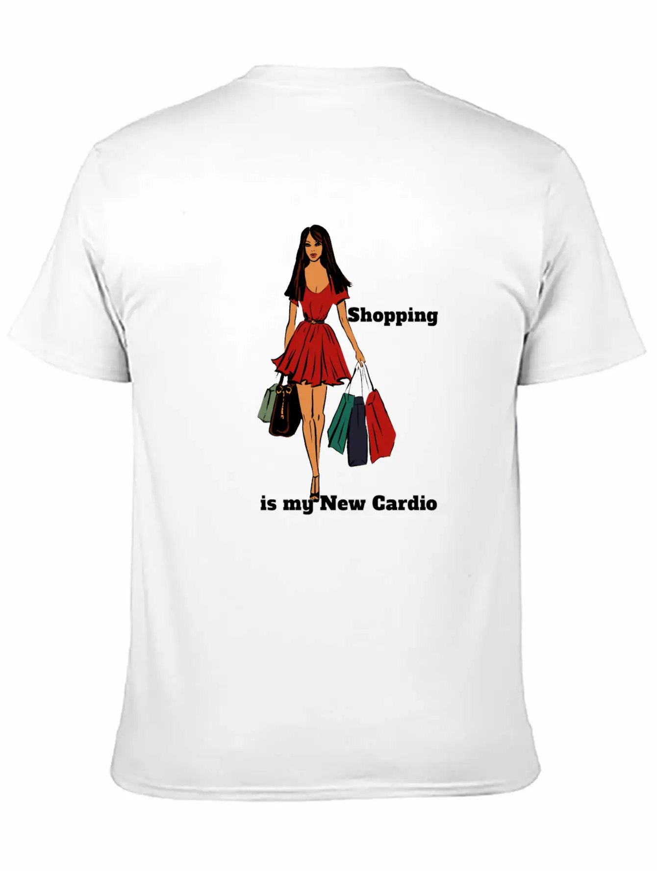 Shopping Cardio Essential Cotton Tee For Daily Outfits – Unisex Style