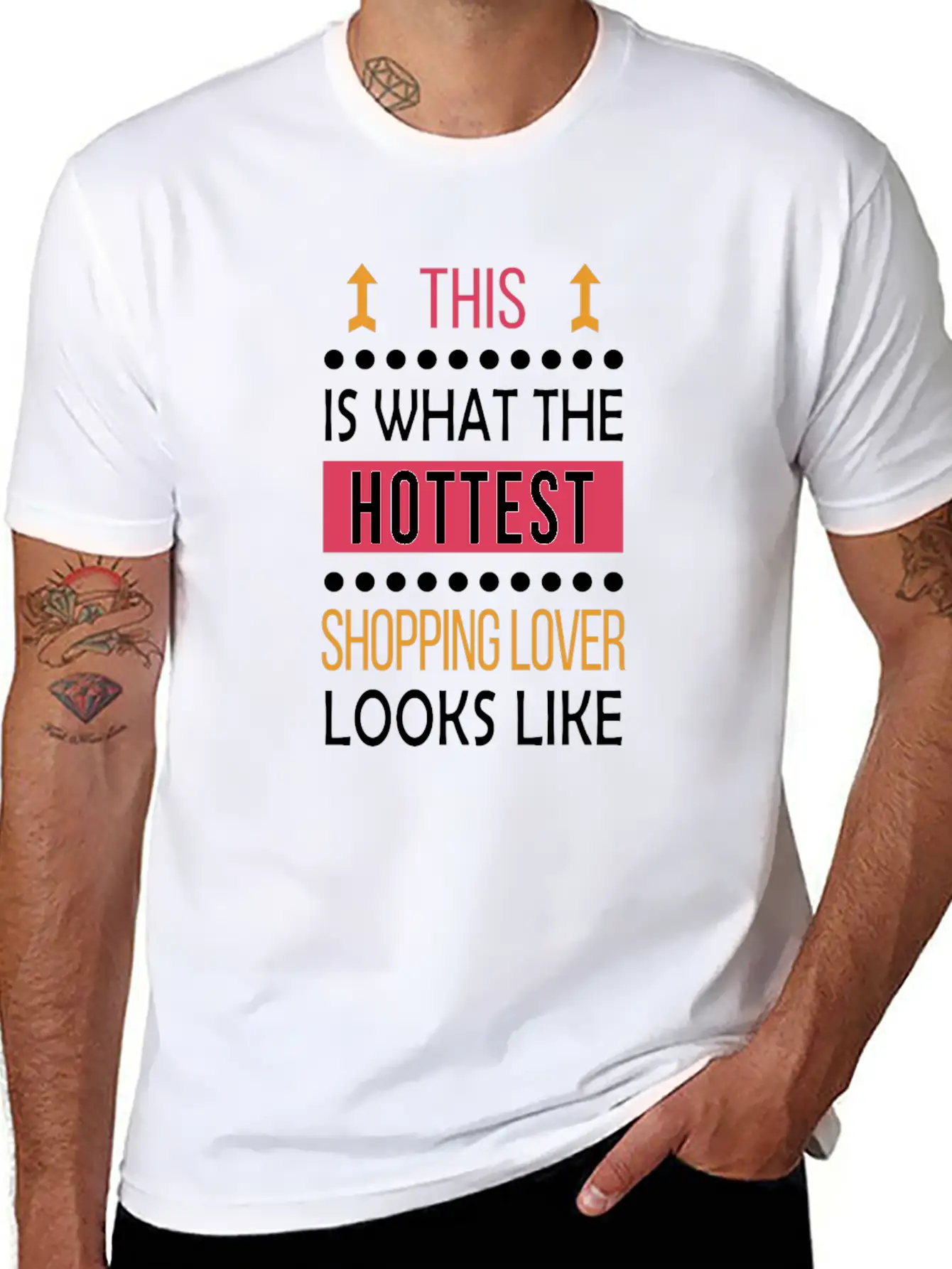 Shopping Shirt/Hoodie-Hottest Looks-Cool Gift Lightweight Cotton T-Shirt – Daily Comfort Graphic Shirt