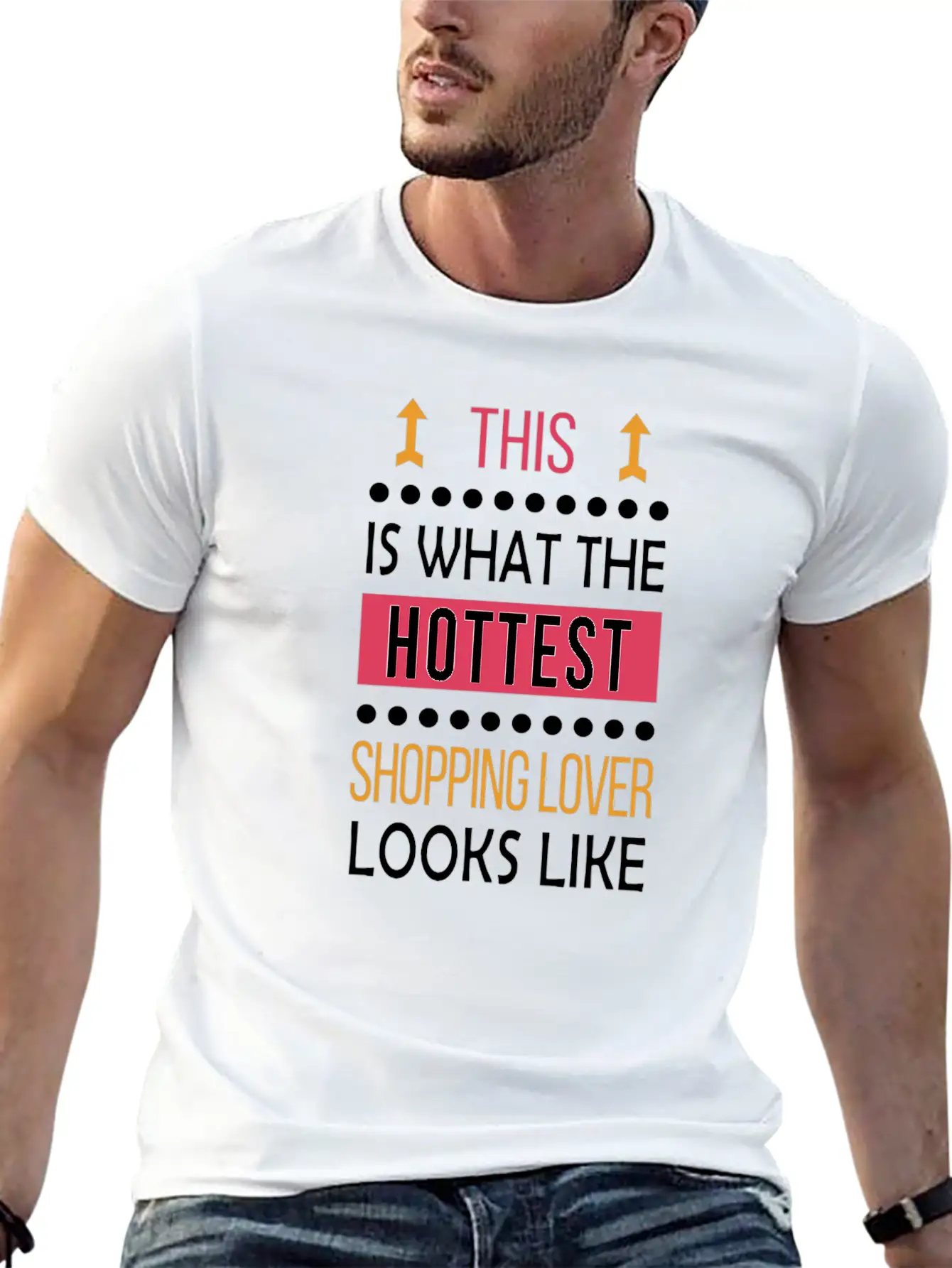 Shopping Shirt/Hoodie-Hottest Looks-Cool Gift Lightweight Cotton T-Shirt – Daily Comfort Graphic Shirt
