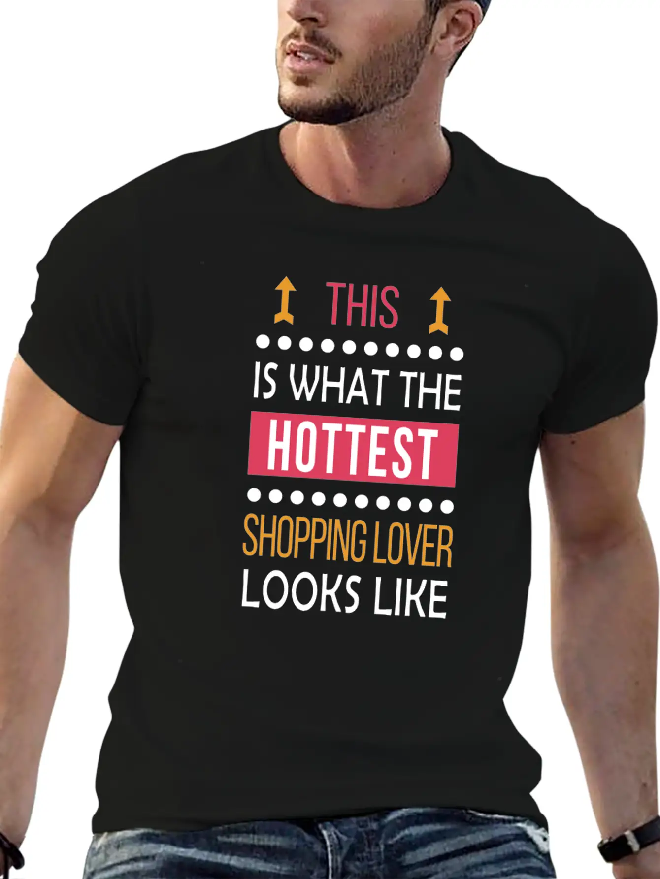 Shopping Shirt/Hoodie-Hottest Looks-Cool Gift Lightweight Cotton T-Shirt – Daily Comfort Graphic Shirt