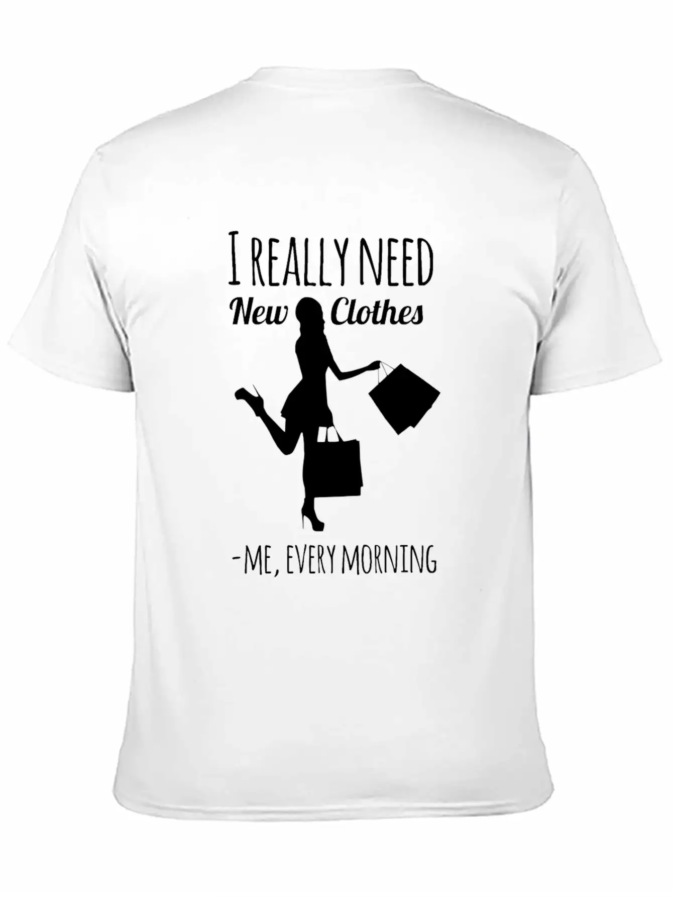 Shopping Shopping Clothes Bra Quote Funny Awesome Basic Graphic T-Shirt – Daily Comfort In Soft Cotton