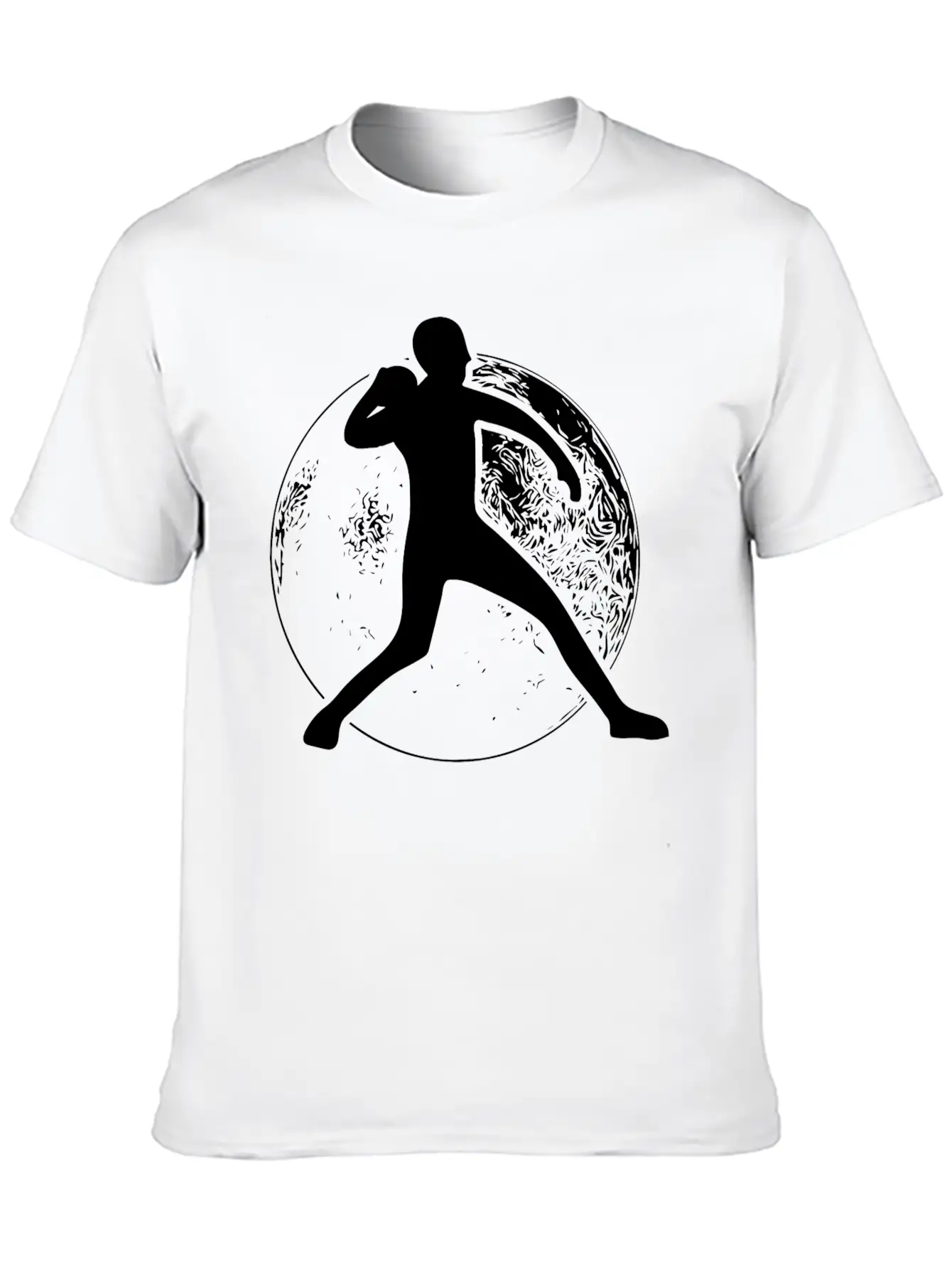 Shot Put Ball Retro Shot Put Athlete Throwing Modern Fit Casual T-Shirt – Clean And Versatile Design
