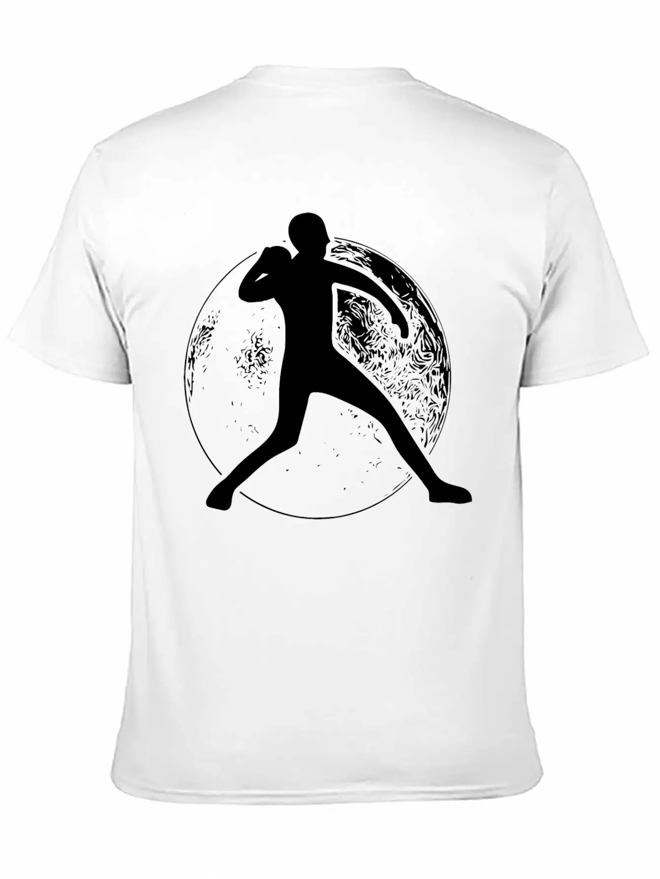 Shot Put Ball Retro Shot Put Athlete Throwing Modern Fit Casual T-Shirt – Clean And Versatile Design