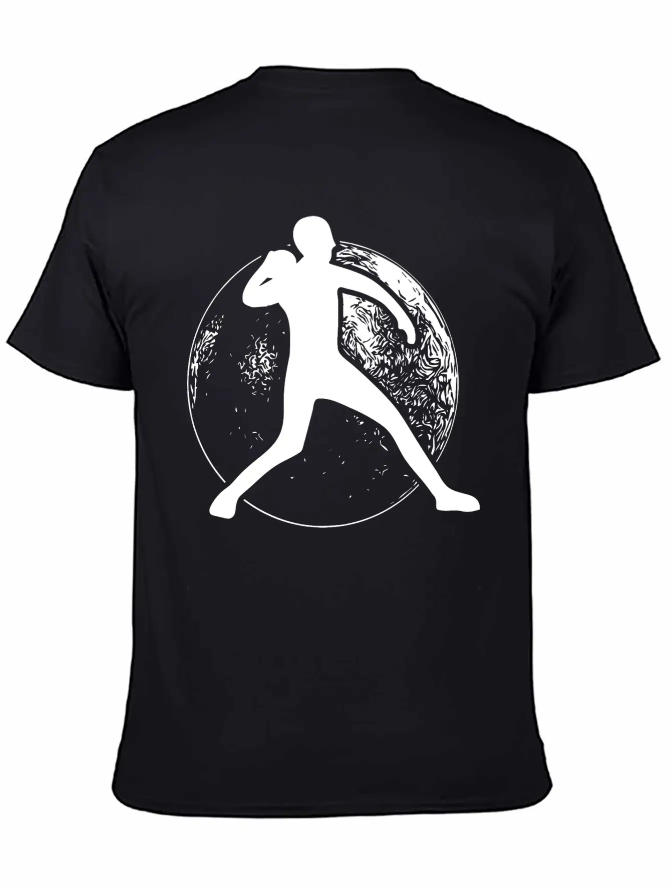 Shot Put Ball Retro Shot Put Athlete Throwing Modern Fit Casual T-Shirt – Clean And Versatile Design