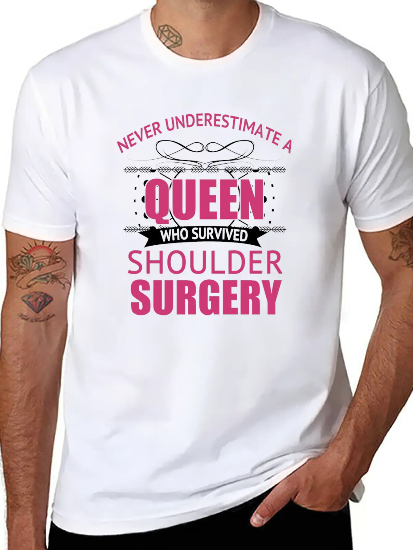 Shoulder Surgery Recovery For Women Essential Cotton Tee For Daily Outfits – Unisex Style