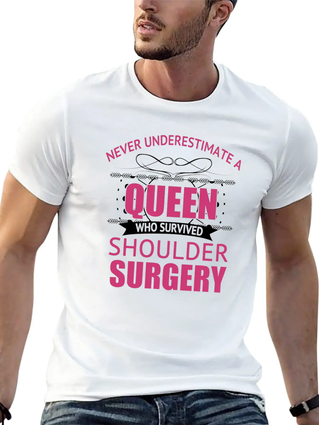Shoulder Surgery Recovery For Women Essential Cotton Tee For Daily Outfits – Unisex Style