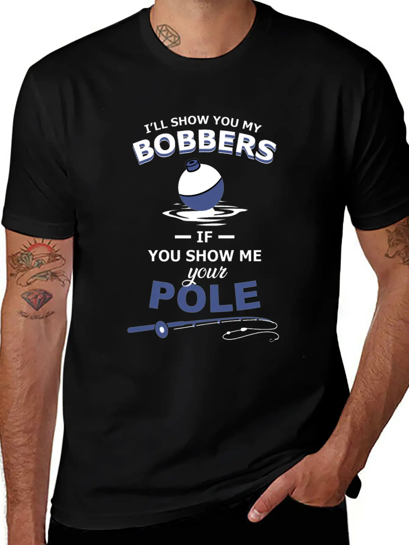 Show Me Your Bobbers Ill Show You My Pole Fishing Comfortable Minimalist Graphic Tee – Summer Style Essential