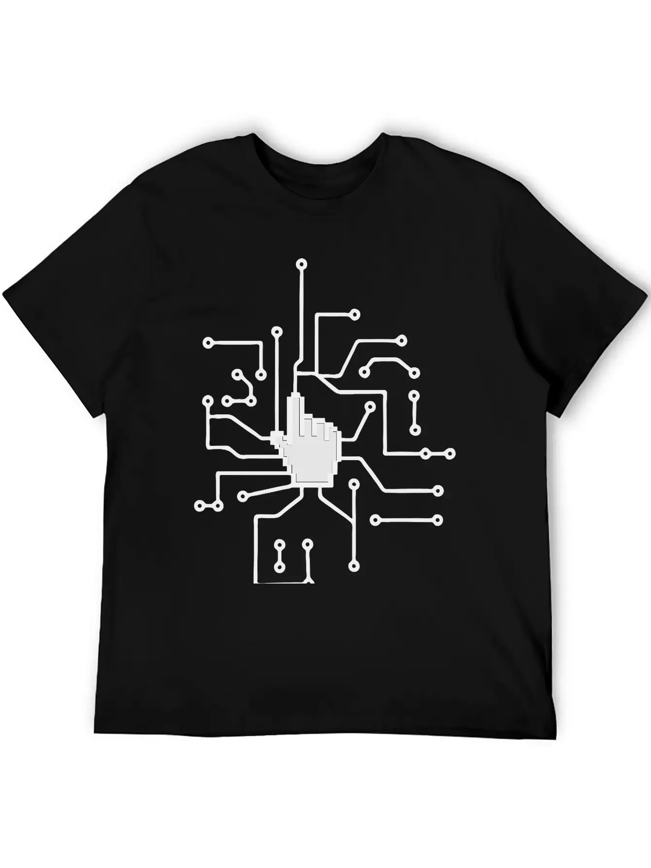 Show Mouse Hand Click Computer Pc Online Circuitry Essential Cotton Tee For Daily Outfits – Unisex Style