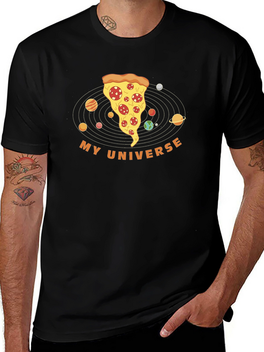Pizza Universe Graphic T-Shirt