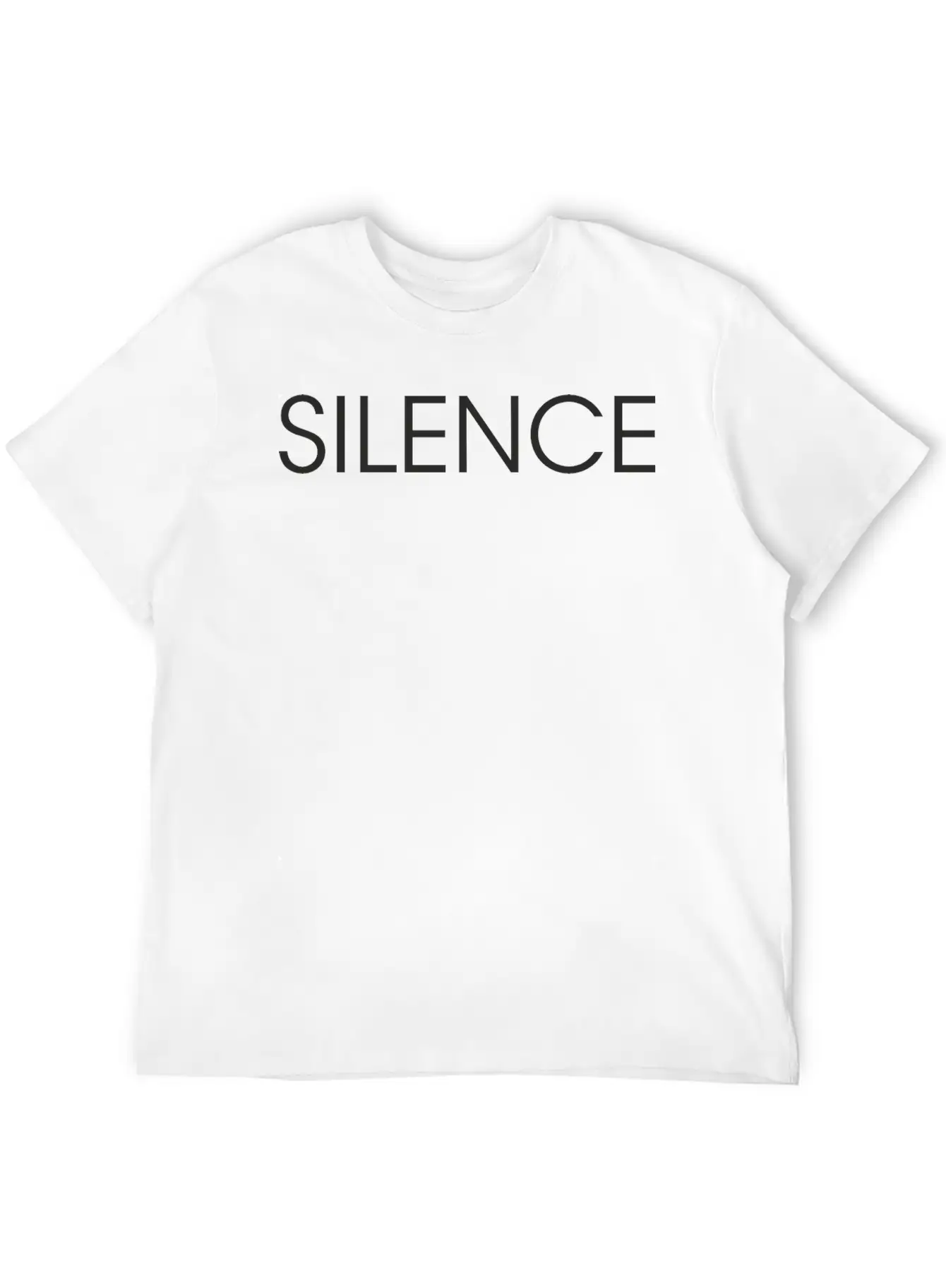 SILENCE Modern Fit Casual T-Shirt – Clean And Versatile Design