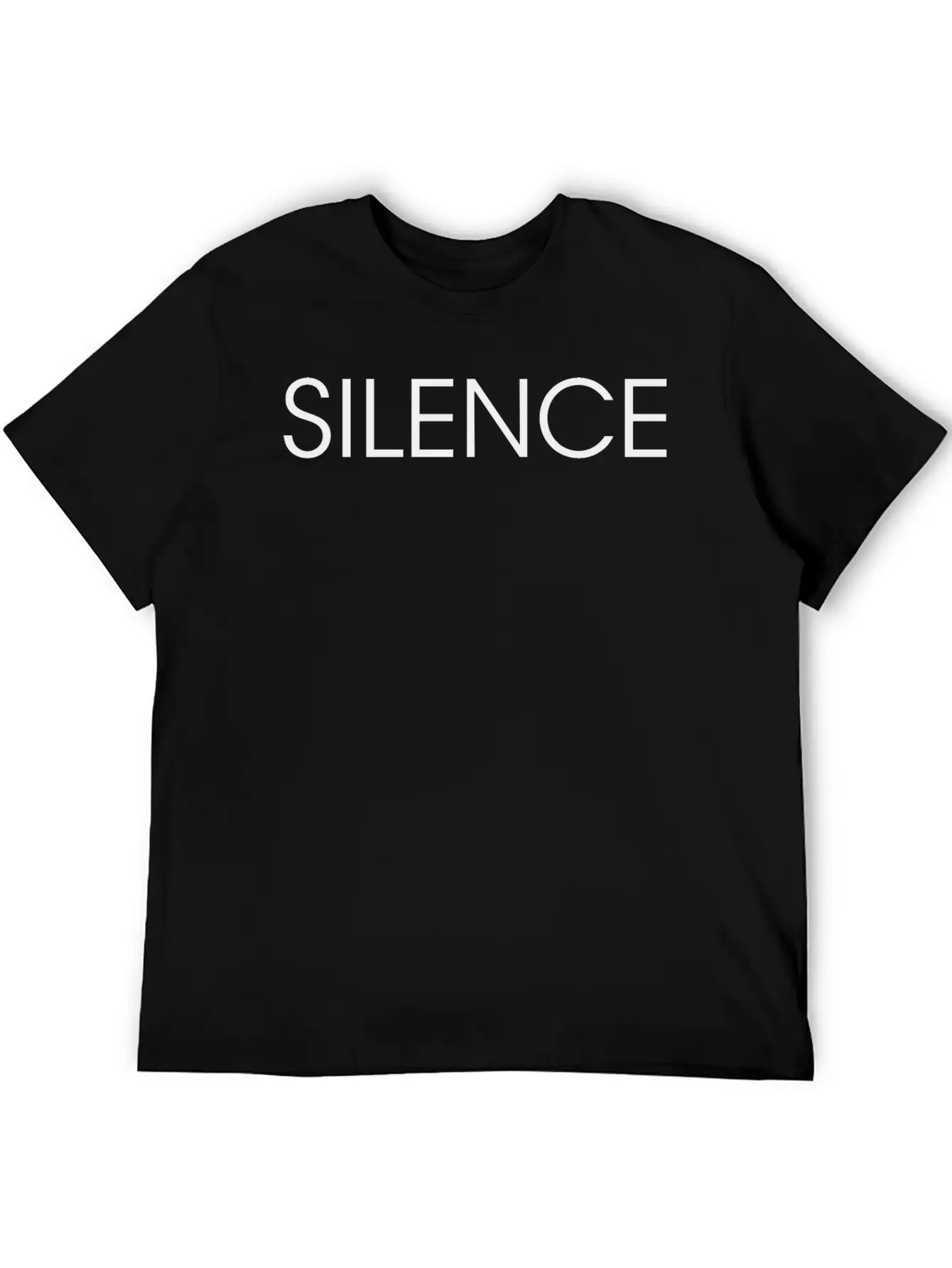 SILENCE Modern Fit Casual T-Shirt – Clean And Versatile Design