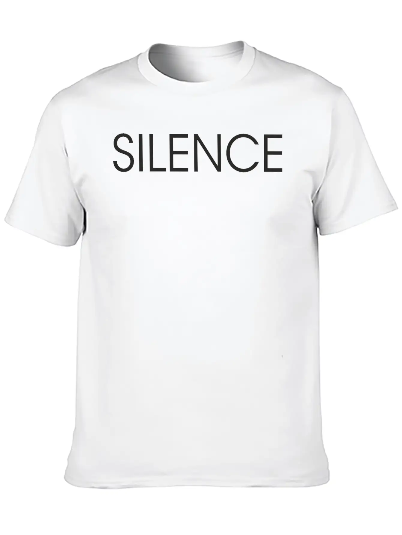 SILENCE Modern Fit Casual T-Shirt – Clean And Versatile Design