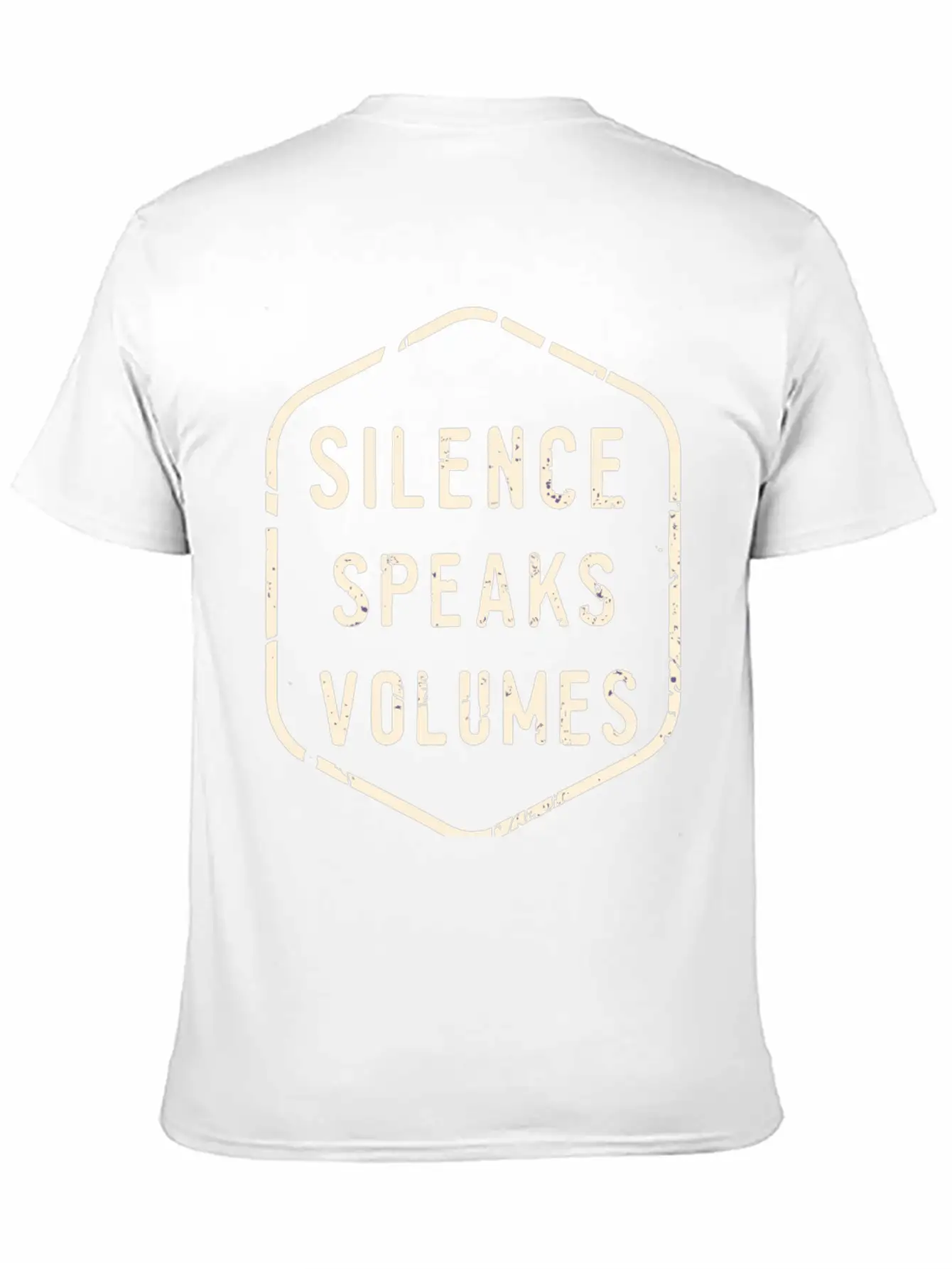 Silence Speaks Volumes Modern Fit Casual T-Shirt ��� Clean And Versatile Design
