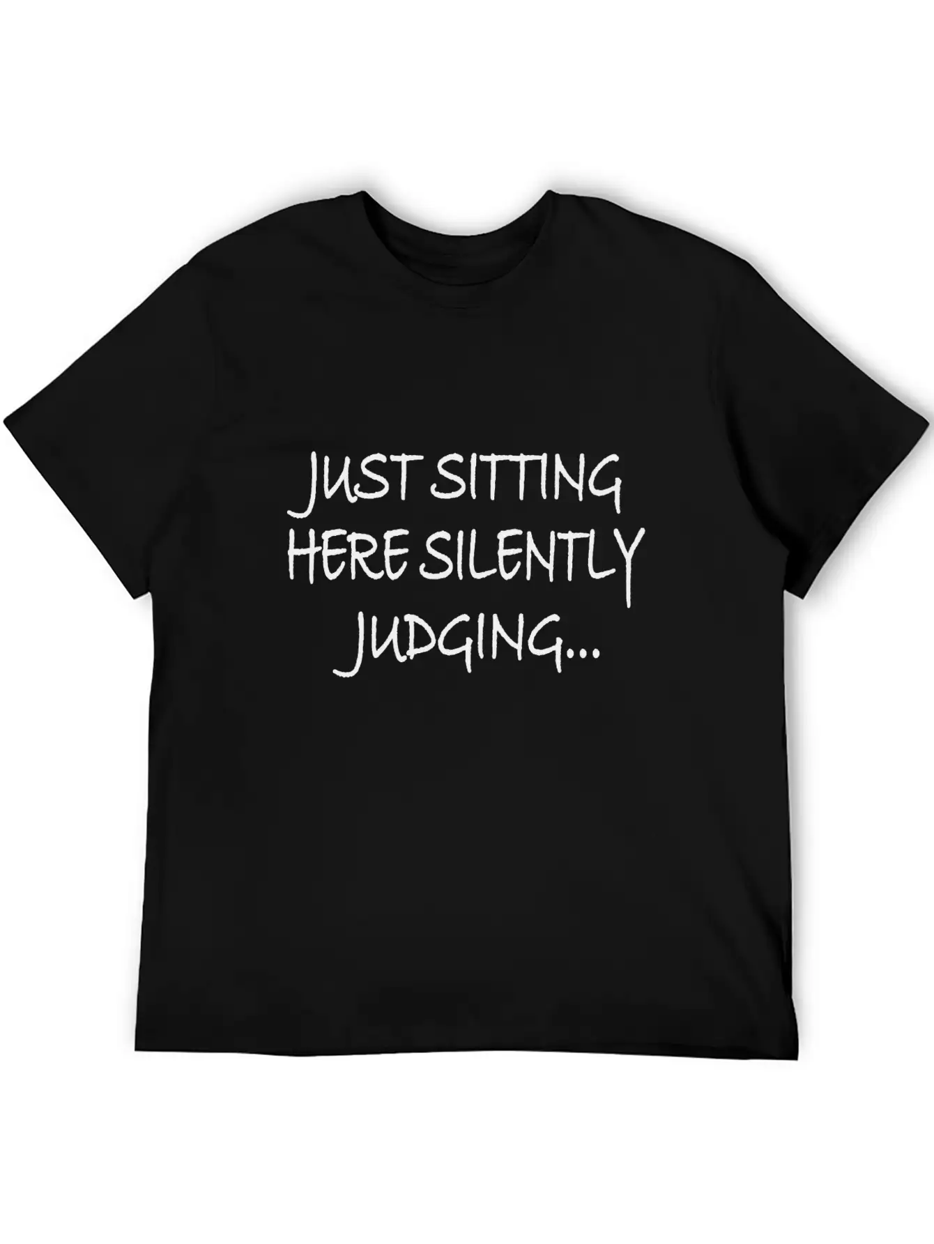 Silently Judging Relaxed Everyday Tee – Lightweight And Durable Cotton