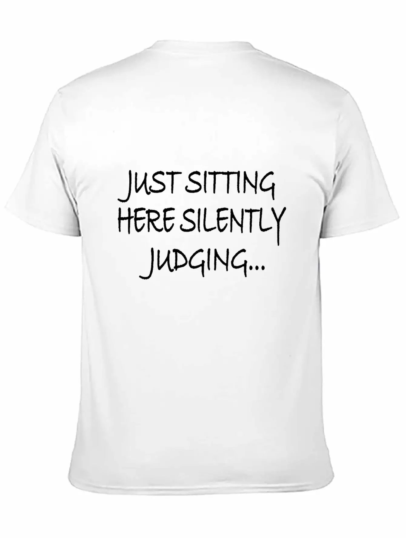 Silently Judging Relaxed Everyday Tee – Lightweight And Durable Cotton