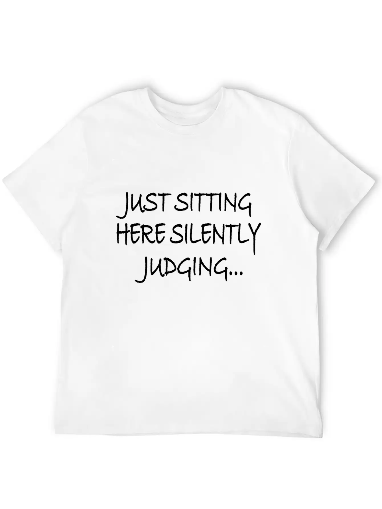 Silently Judging Relaxed Everyday Tee – Lightweight And Durable Cotton