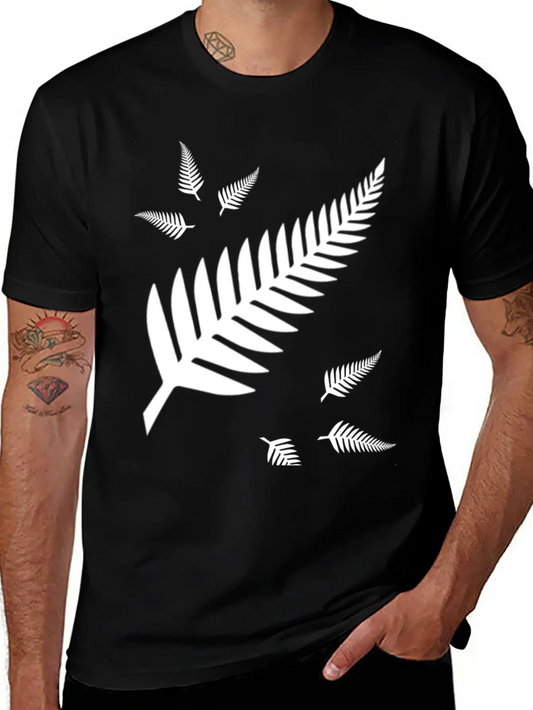 Silver Fern For New Zealand Rugby Fans Unisex Casual T-Shirt – Clean Design For Daily Comfort