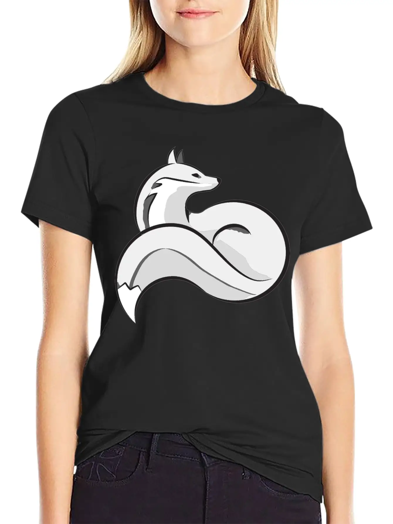 Silver Fox Essential Cotton Tee For Daily Outfits – Unisex Style