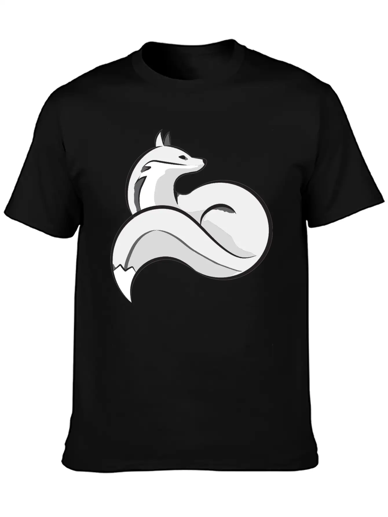 Silver Fox Essential Cotton Tee For Daily Outfits – Unisex Style